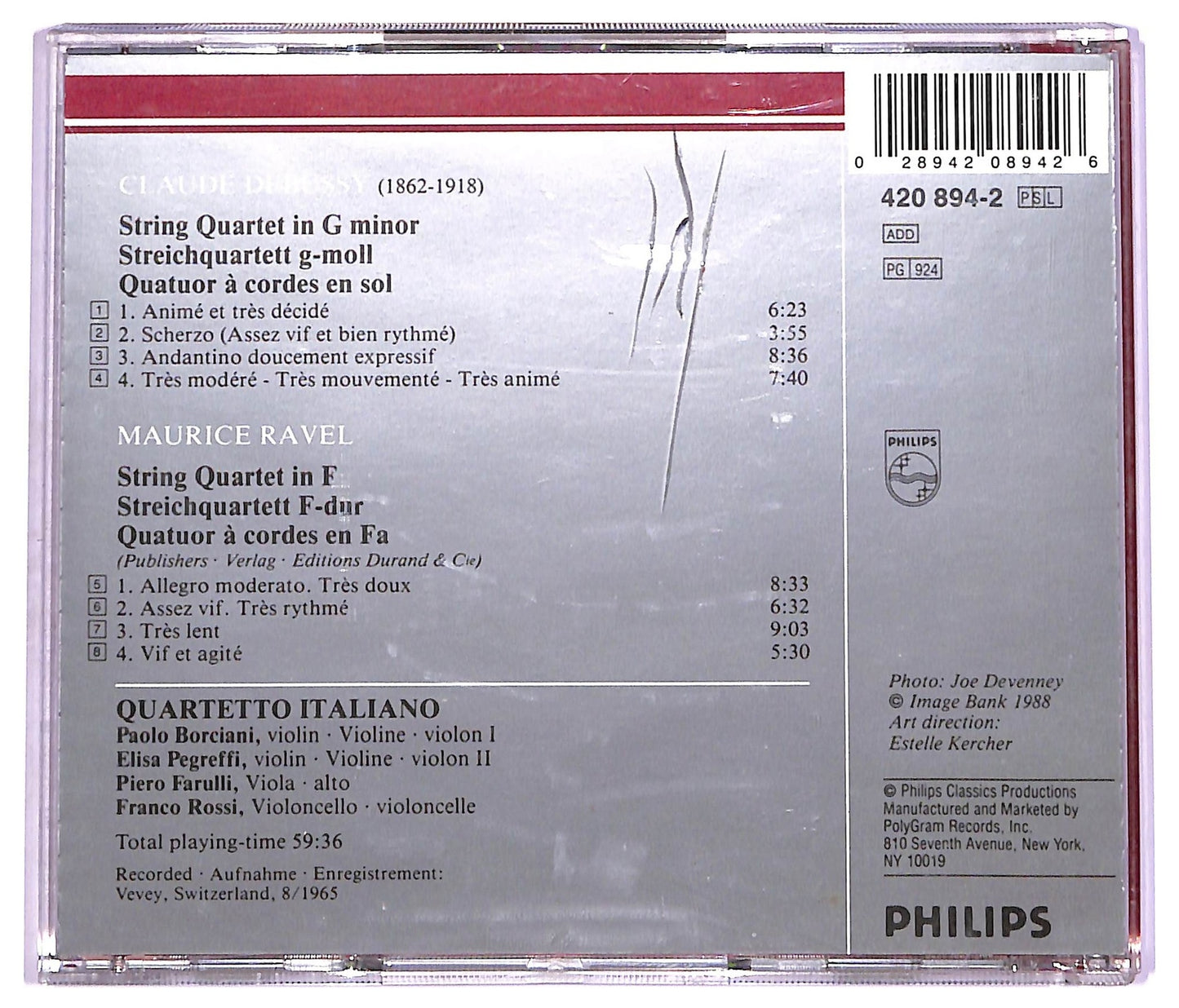 EBOND Debussy - String Quartets Streichquartette Quatuors A Cordes CD CD071808