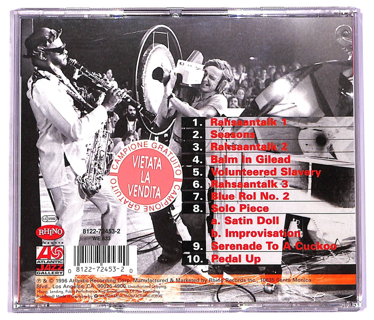 EBOND Rahsaan Roland Kirk - (I, Eye, Aye) - Live At The Montreux Jazz Festival, Switzerland 1972 CD CD071823