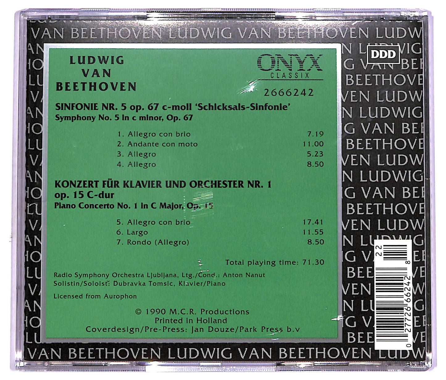 EBOND Ludwig van Beethoven -4 Onyx Classix CD CD071839