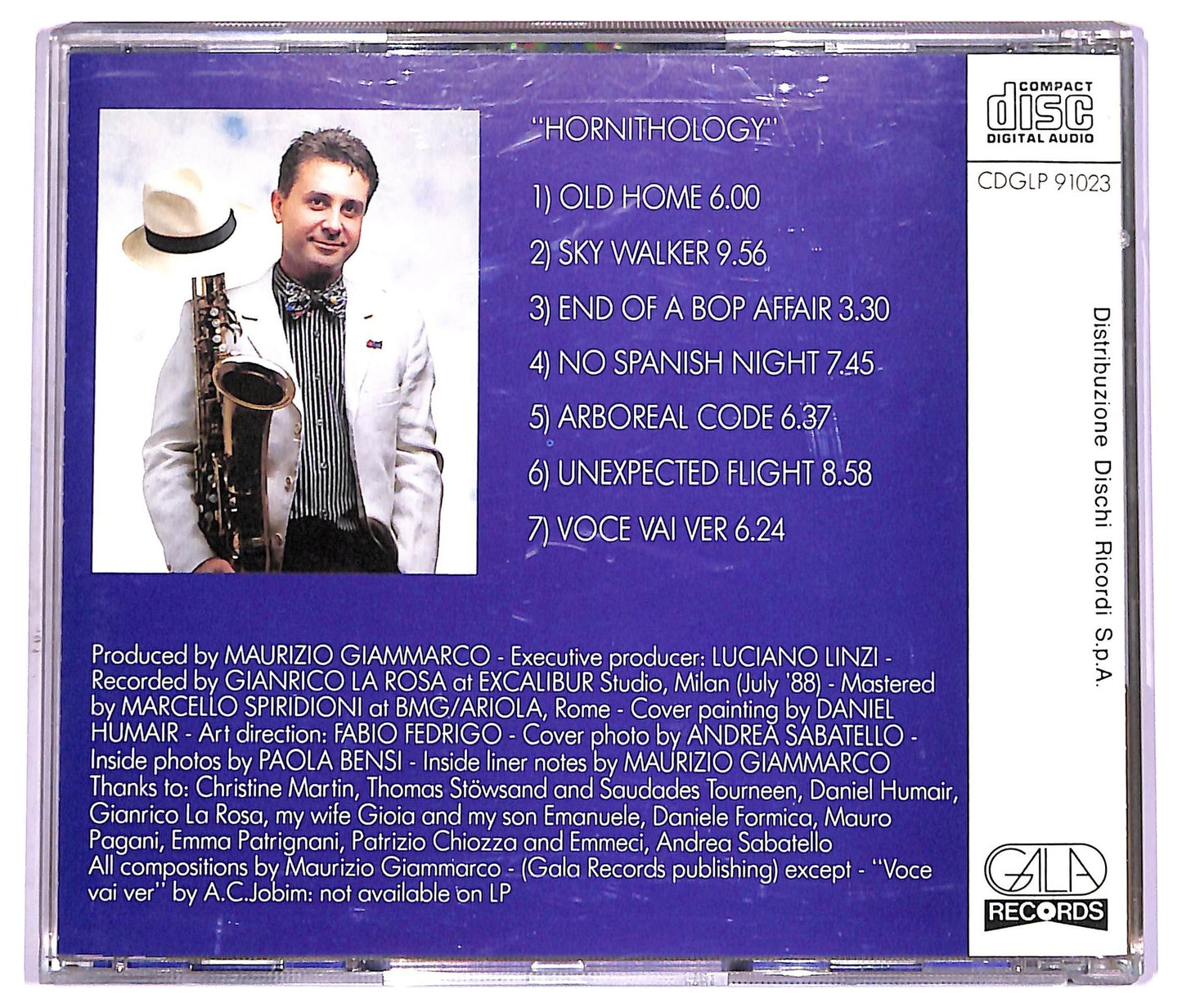 EBOND Maurizio Giammarco Quartet - Hornithology CD CD071845