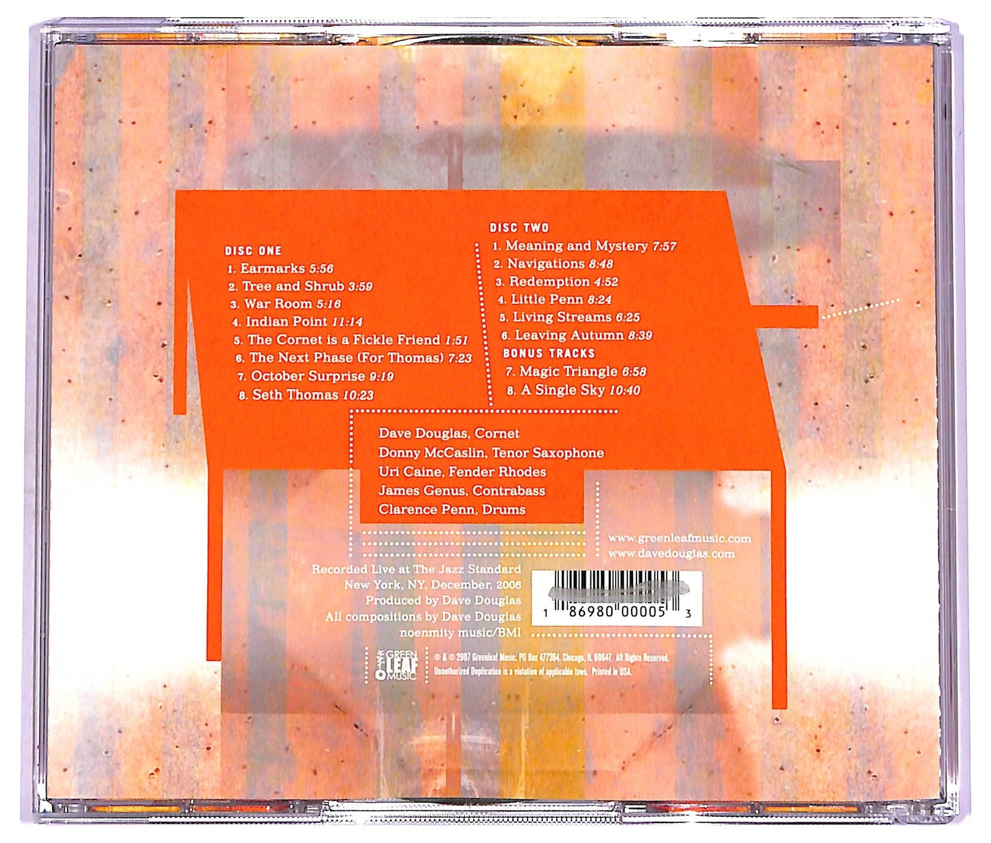 EBOND Dave Douglas Quintet - Live At The Jazz Standard CD CD071865