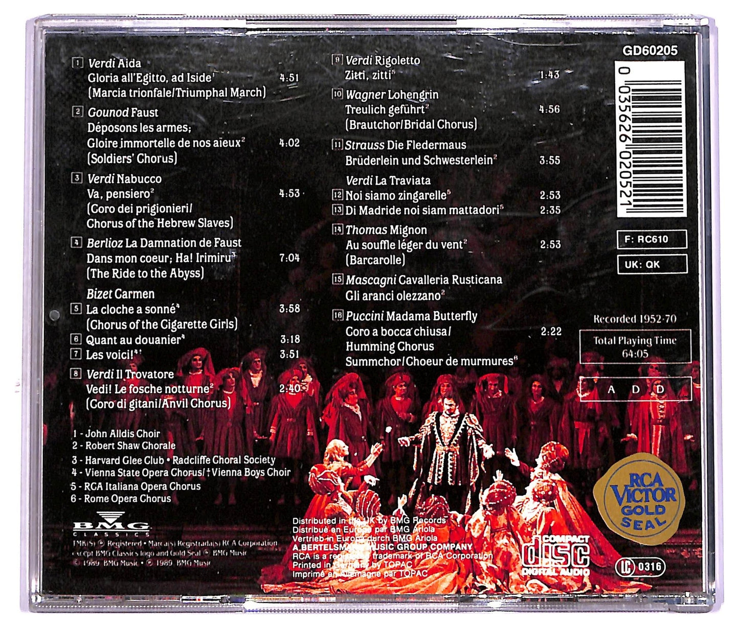 EBOND Various - Opera Choruses CD CD072011