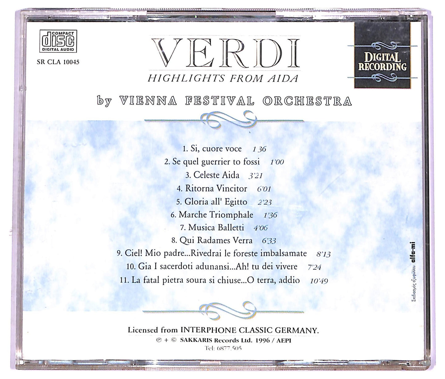 EBOND Verdi - Highlights from Aida CD CD072016