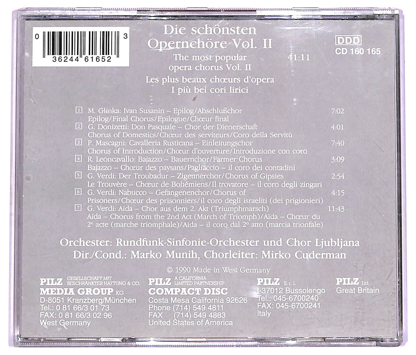 EBOND Various - Master Series - Die Schonsten Opernchore vol.II CD CD072031