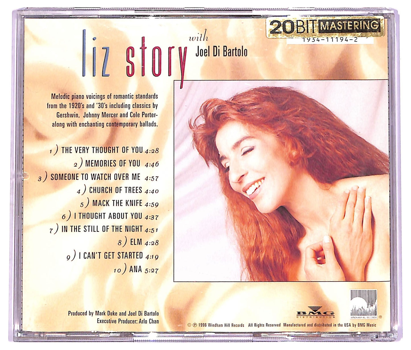 EBOND Liz Story with Joel DiBartolo - Liz Story CD CD072111