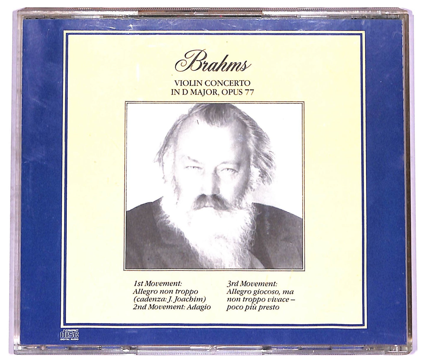 EBOND Brahms - Violin Concerto In D Major Opus 77 CD CD072210