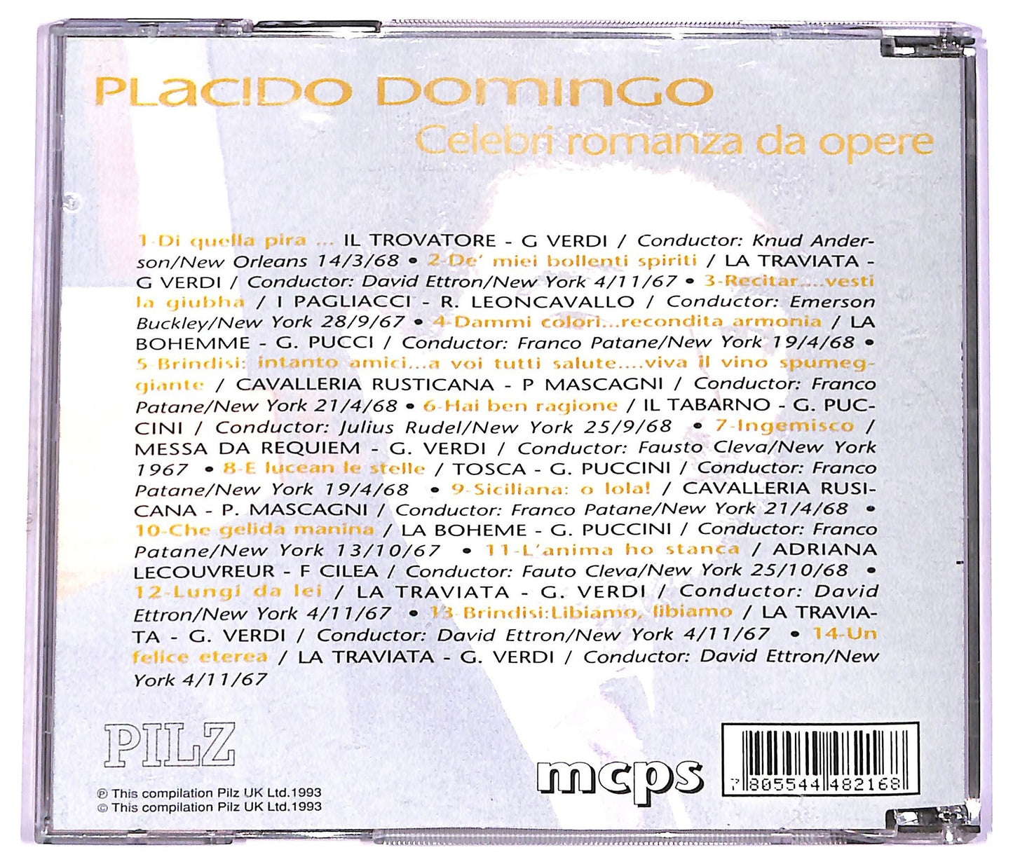 EBOND Placido Domingo - Celebri Romanze Da Opere CD CD072318