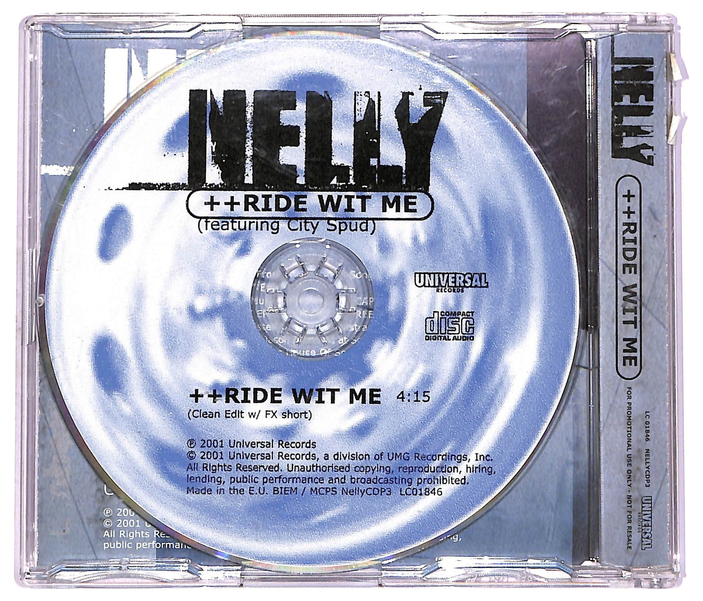 EBOND Nelly Featuring City Spud - Ride Wit Me CD CD072409