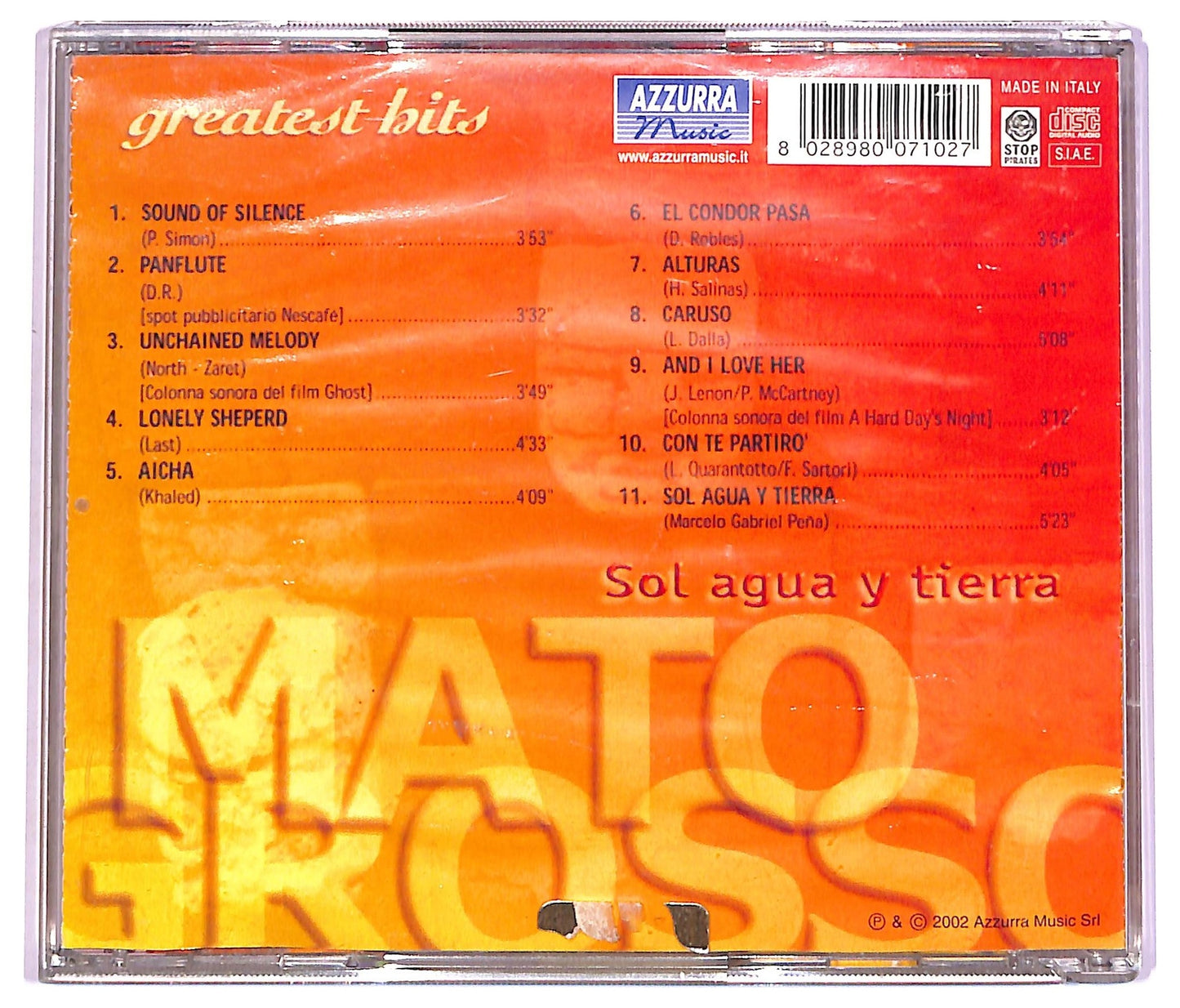 EBOND Mato Grosso - Sol Agua Y Tierra CD CD072443