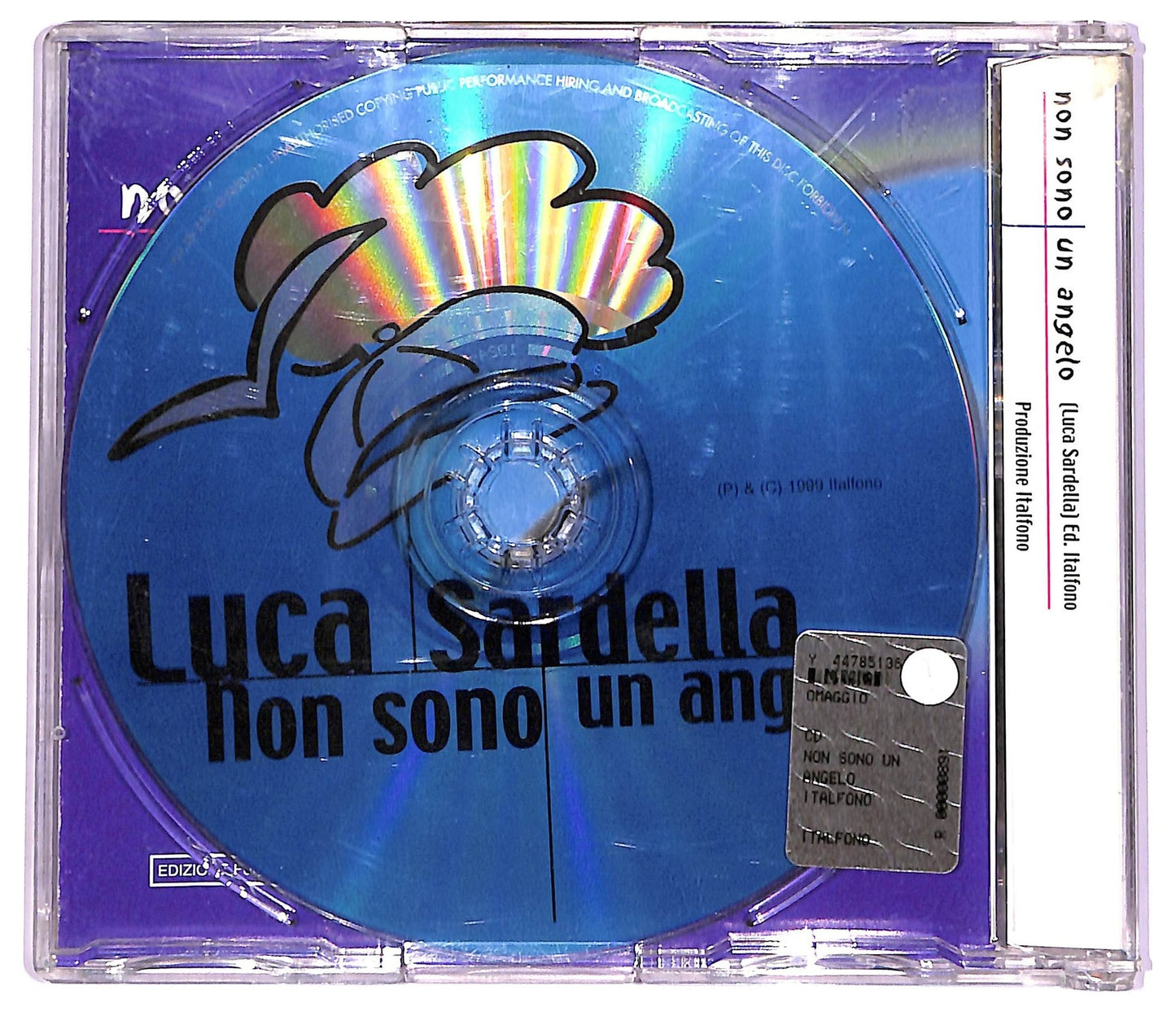 EBOND Luca Sardella - Non Sono Un Angelo CD CD072445