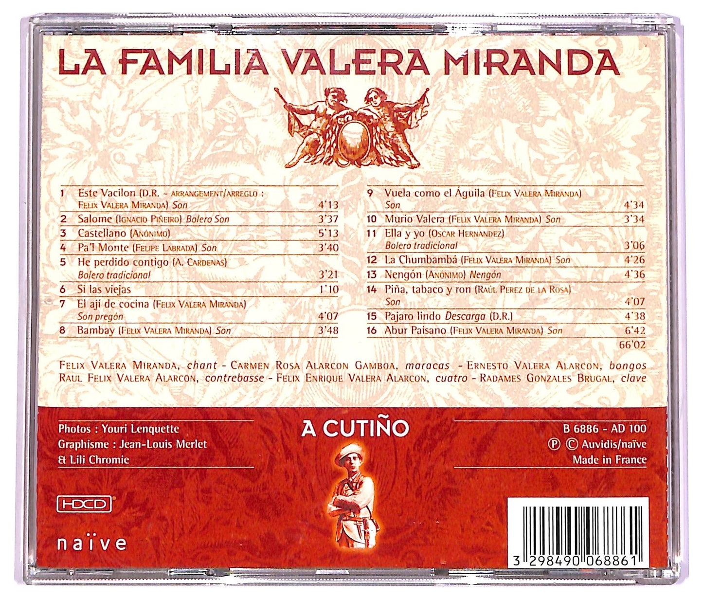 EBOND La Familia Valera Miranda - A Cutino CD CD072458