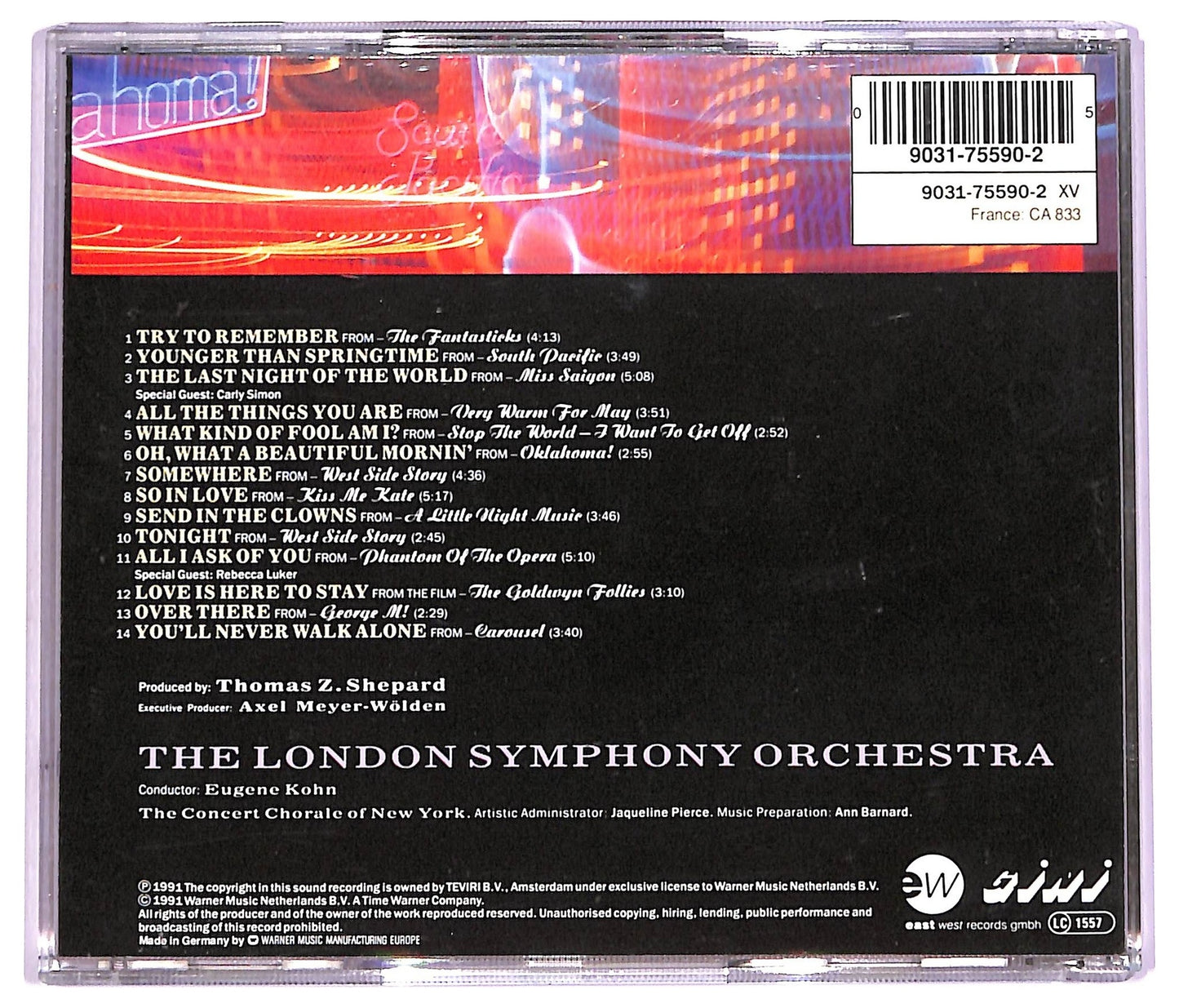 EBOND Placido Domingo - The Broadway I Love CD CD072515