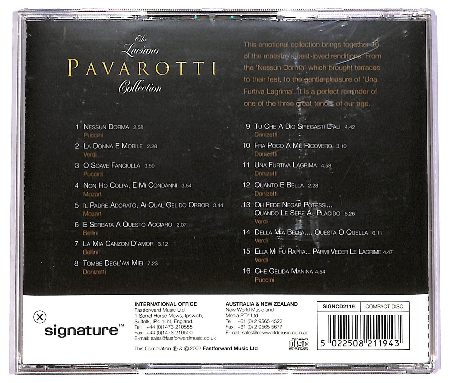 EBOND Luciano Pavarotti - The Luciano Pavarotti Collection CD CD072526