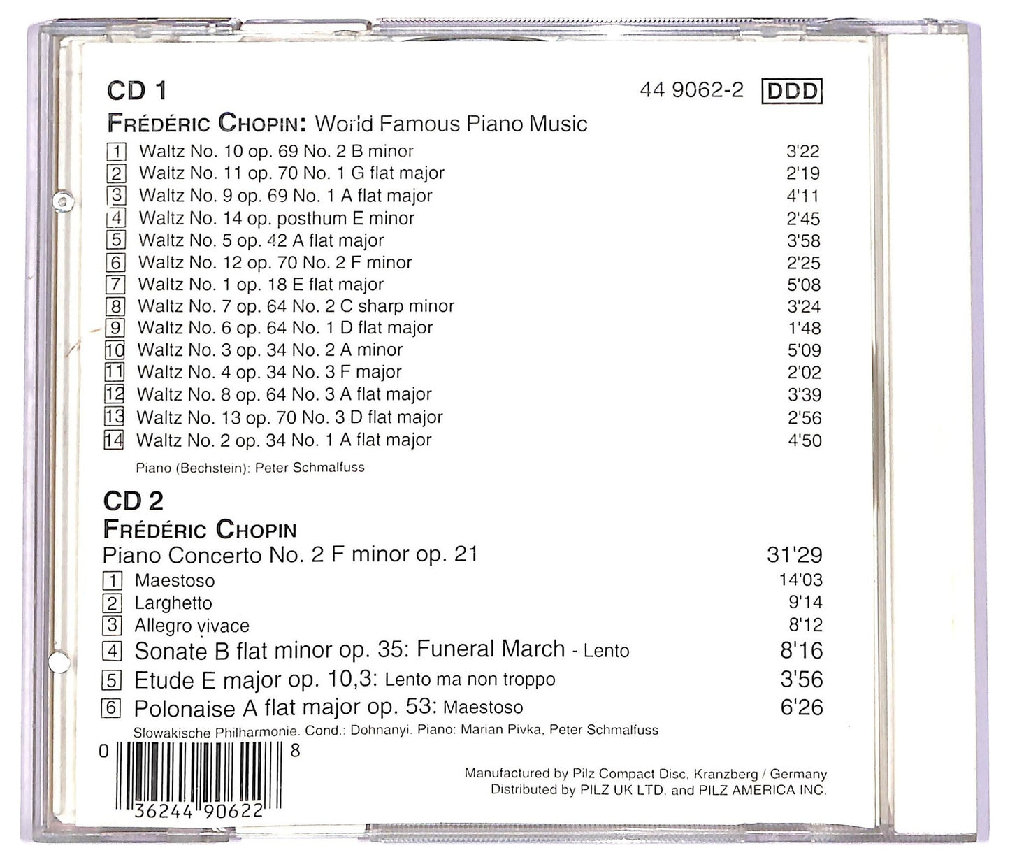 EBOND Frederic Chopin - Waltzes (Complete Edition) CD CD072531