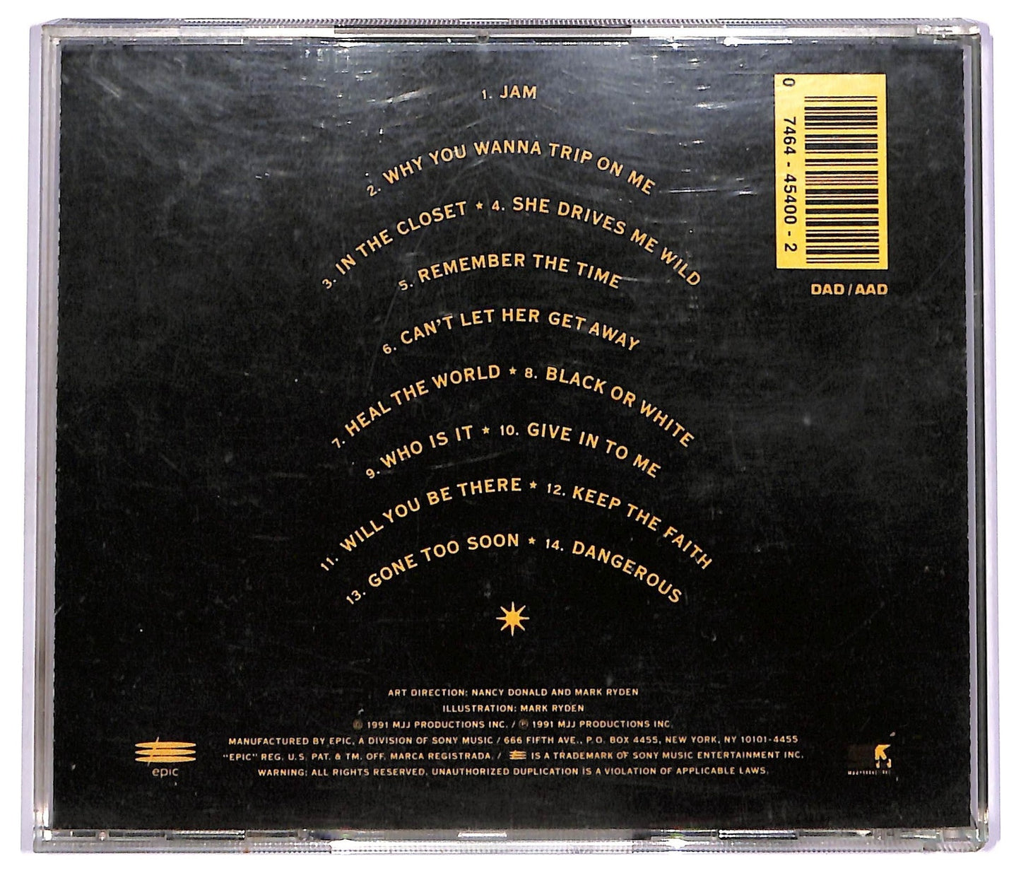 EBOND Michael Jackson - Dangerous CD CD072542