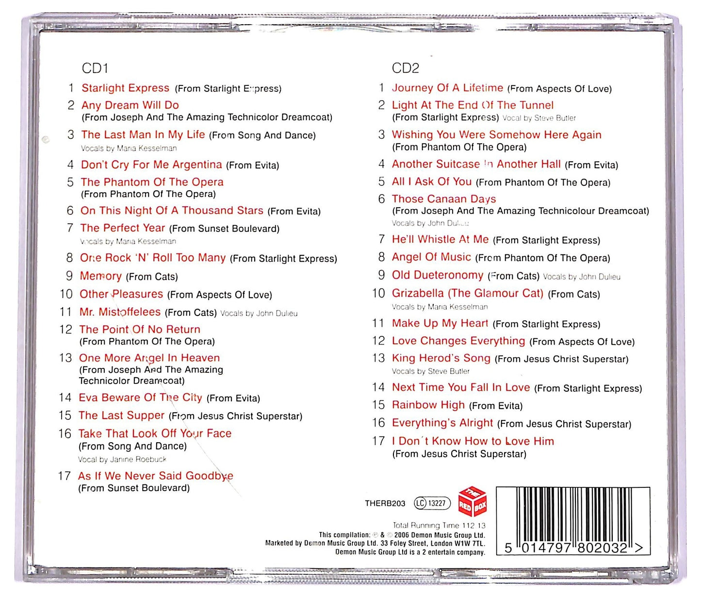 EBOND Andrew Lloyd Webber - The Essential Collection CD CD072605