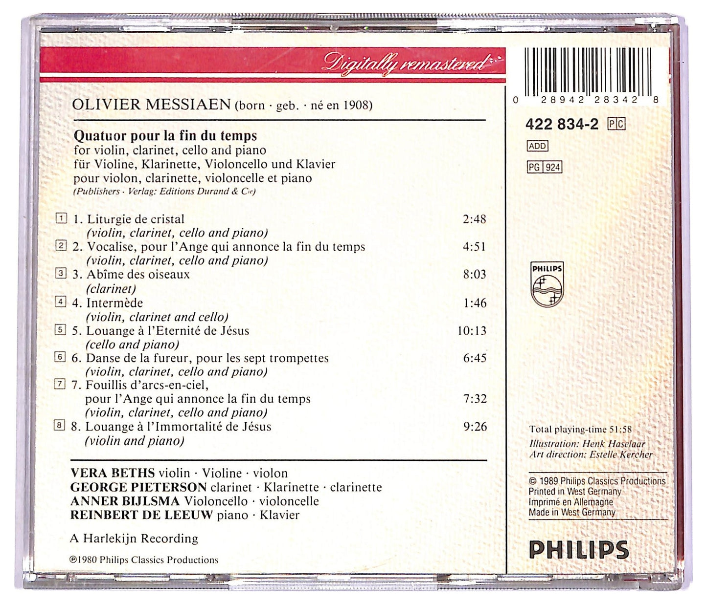 EBOND Various - Quatuor Pour La Fin Du Temps CD CD072646