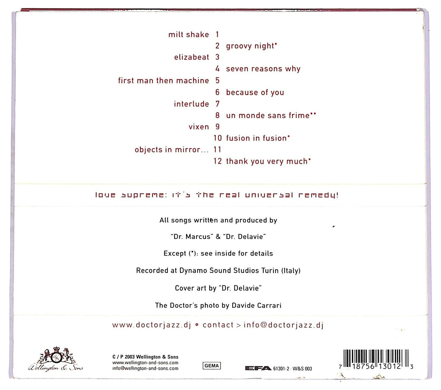 EBOND Doctor Jazz's Universal Remedy - Release 1.0 CD CD072657