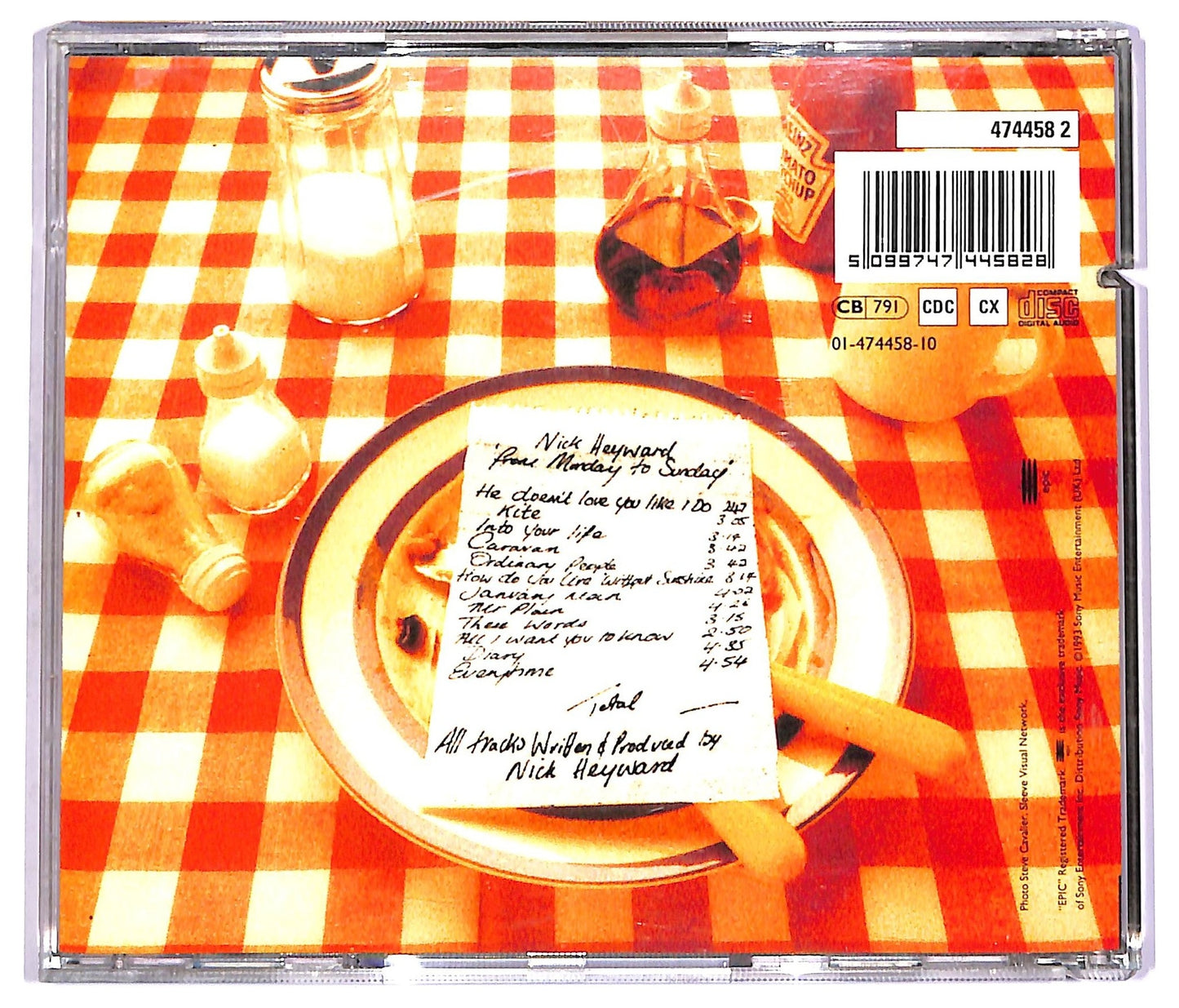 EBOND Nick Heyward - From Monday To Sunday CD CD072703
