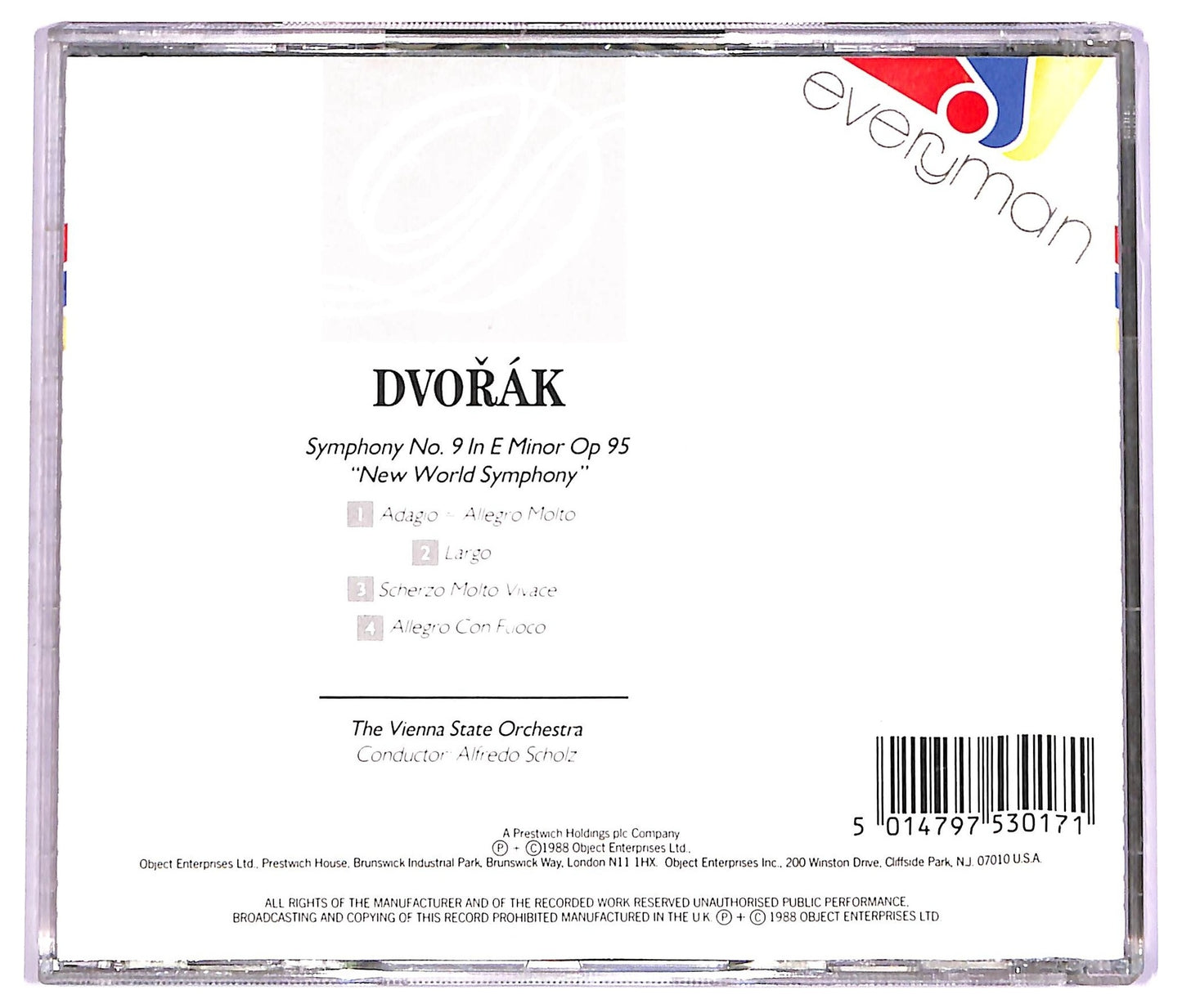 EBOND Dvořak - Symphony No. 9 New World Symphony CD CD072822
