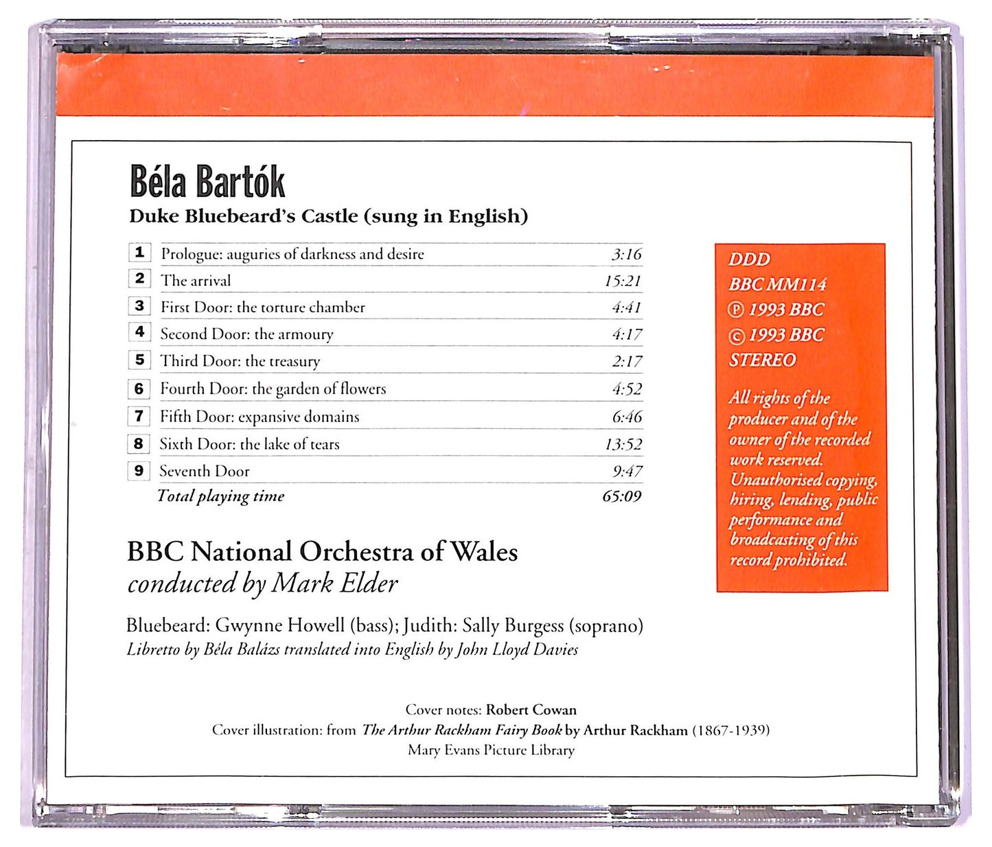 EBOND Bartok - Duke Bluebeard's Castle CD CD072832