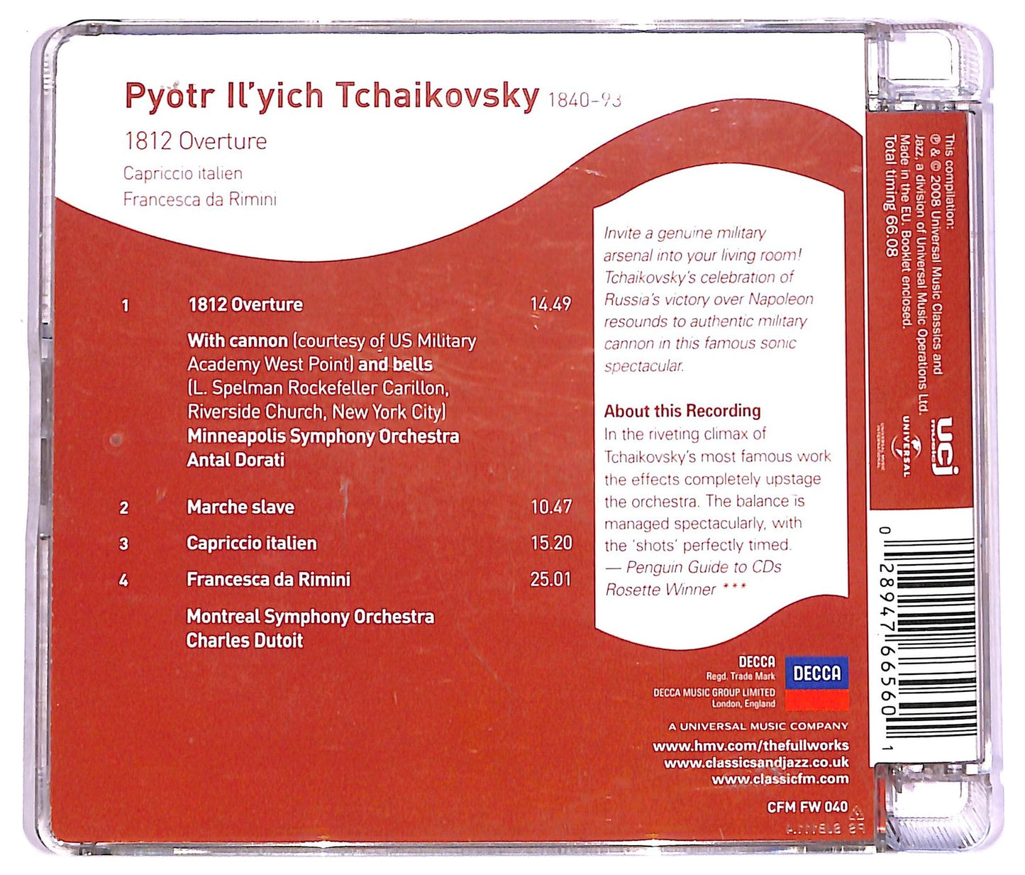 EBOND Tchaikovsky - 1812 Overture CD CD072837