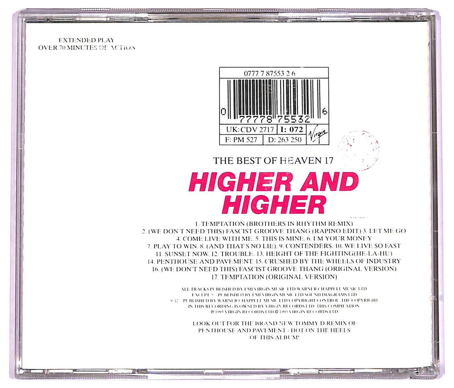 EBOND Heaven 17 - Higher And Higher - The Best Of Heaven 17 CD CD072921