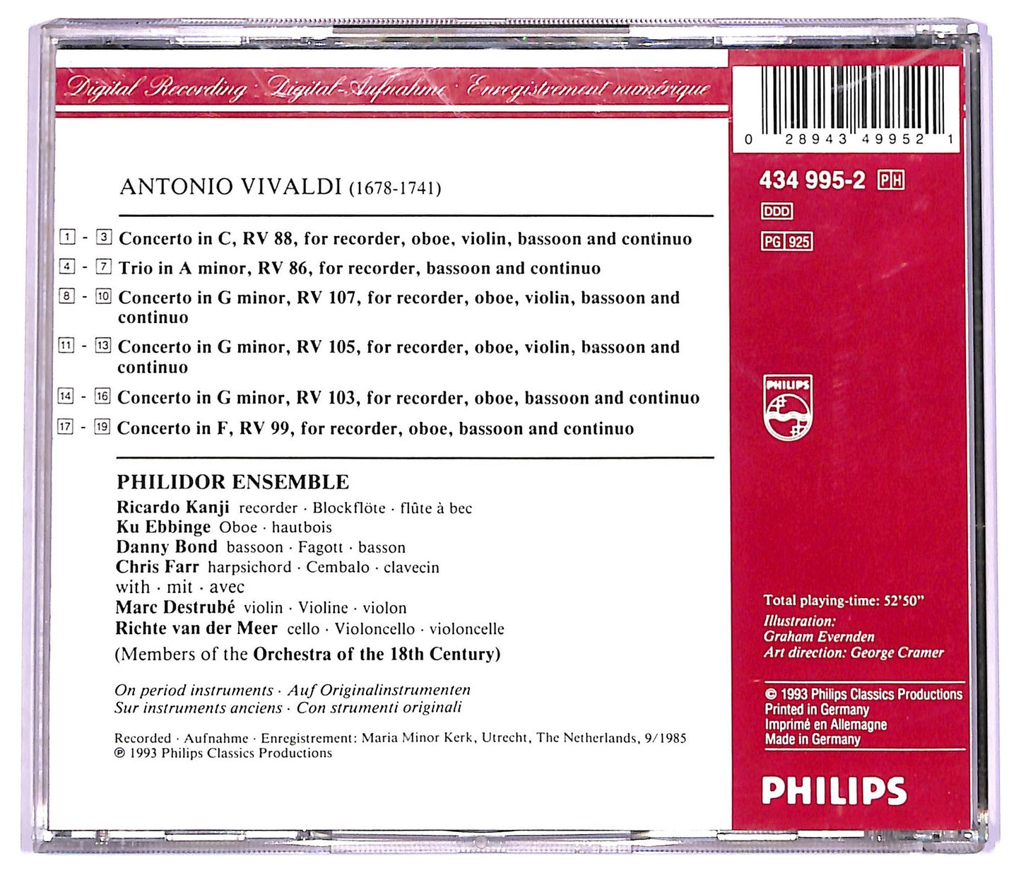 EBOND Vivaldi - 6 Concertos CD CD072943