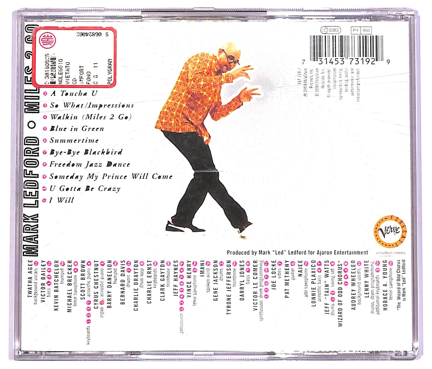 EBOND Mark Ledford - Miles 2 Go CD CD072953