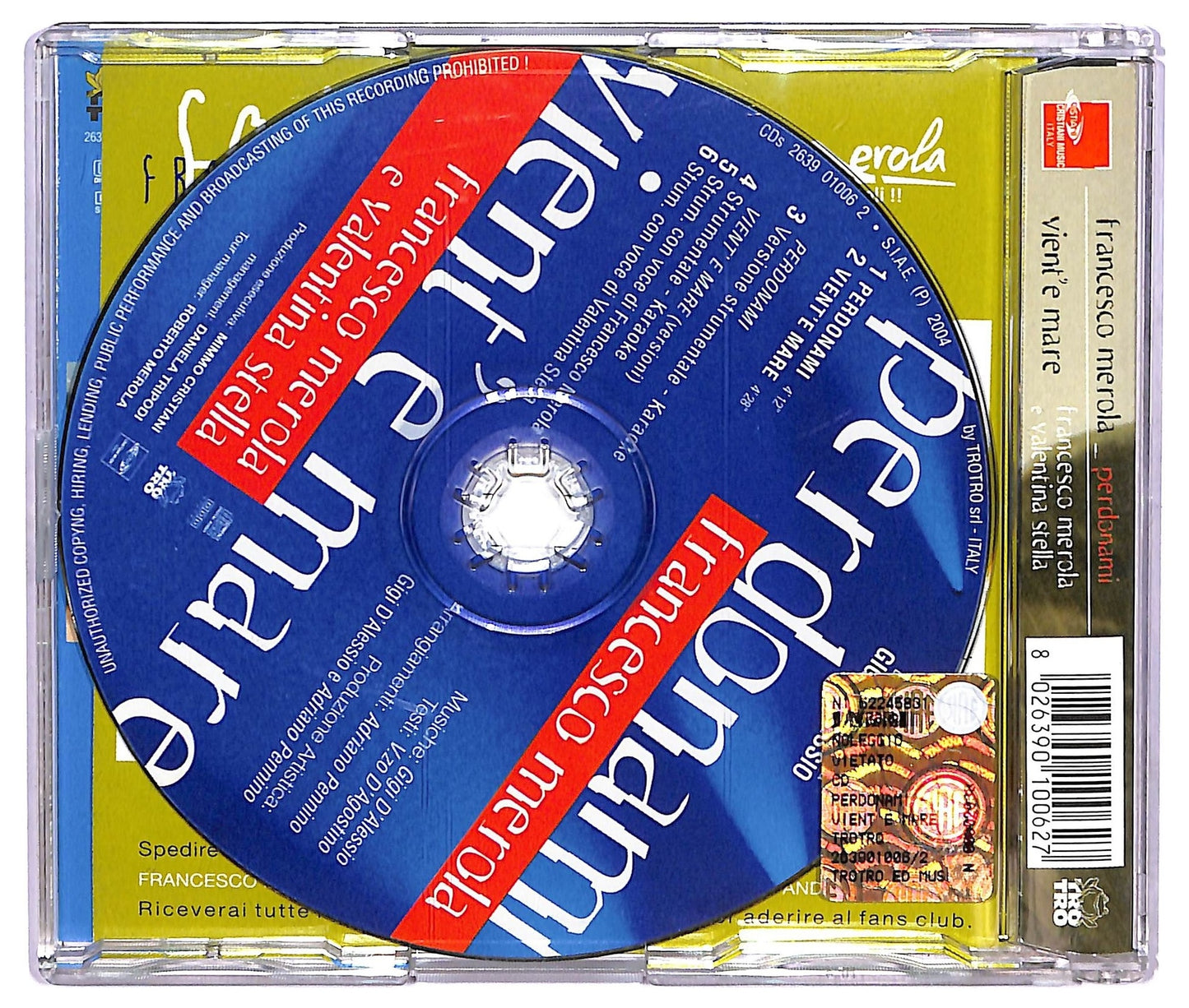 EBOND Francesco Merola - Perdonami CD CD073111