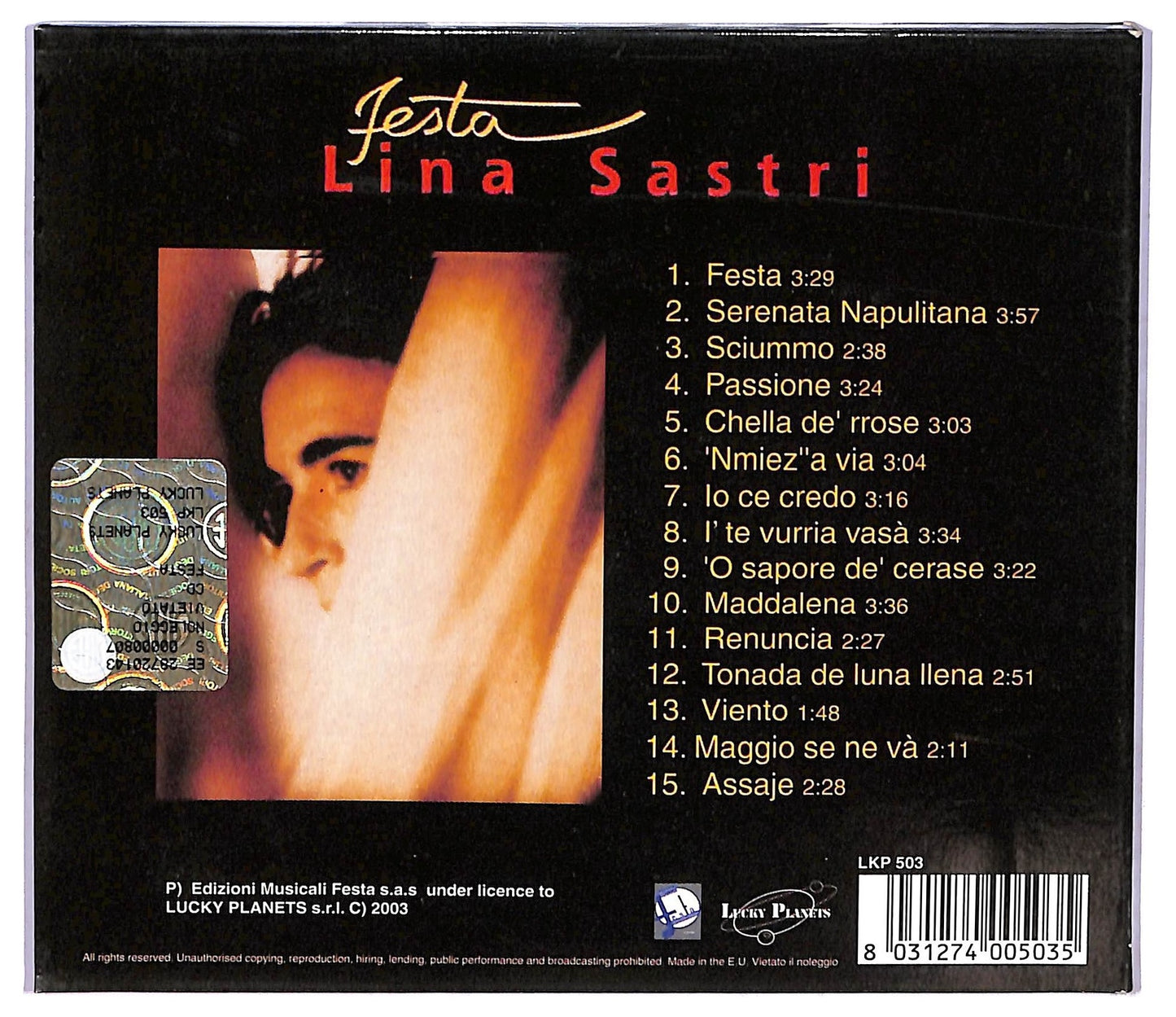 EBOND Lina Sastri - Festa CD CD073112