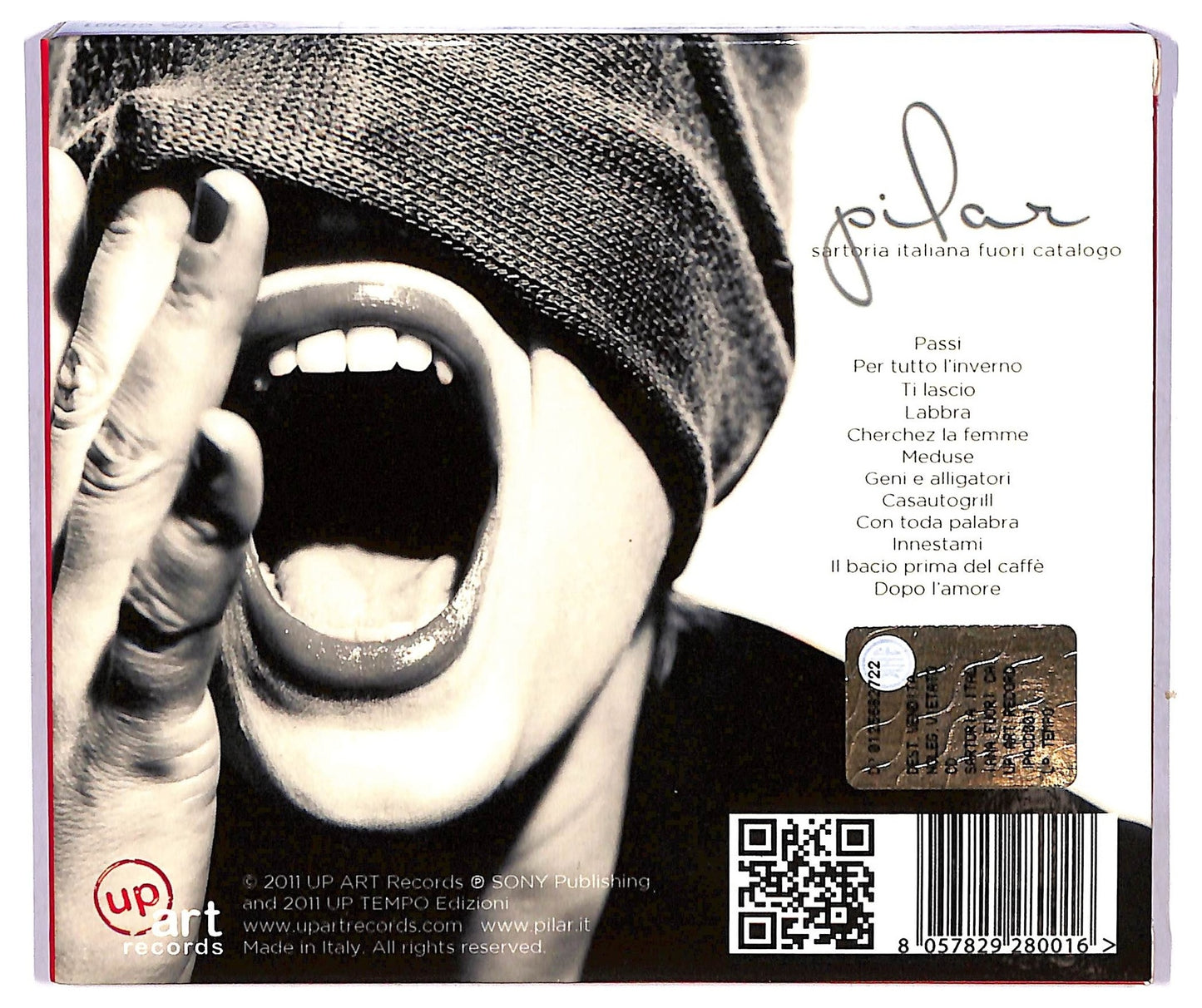 EBOND Pilar ( Ilaria Patassini ) - Sartoria Italiana Fuori Catalogo CD CD073145