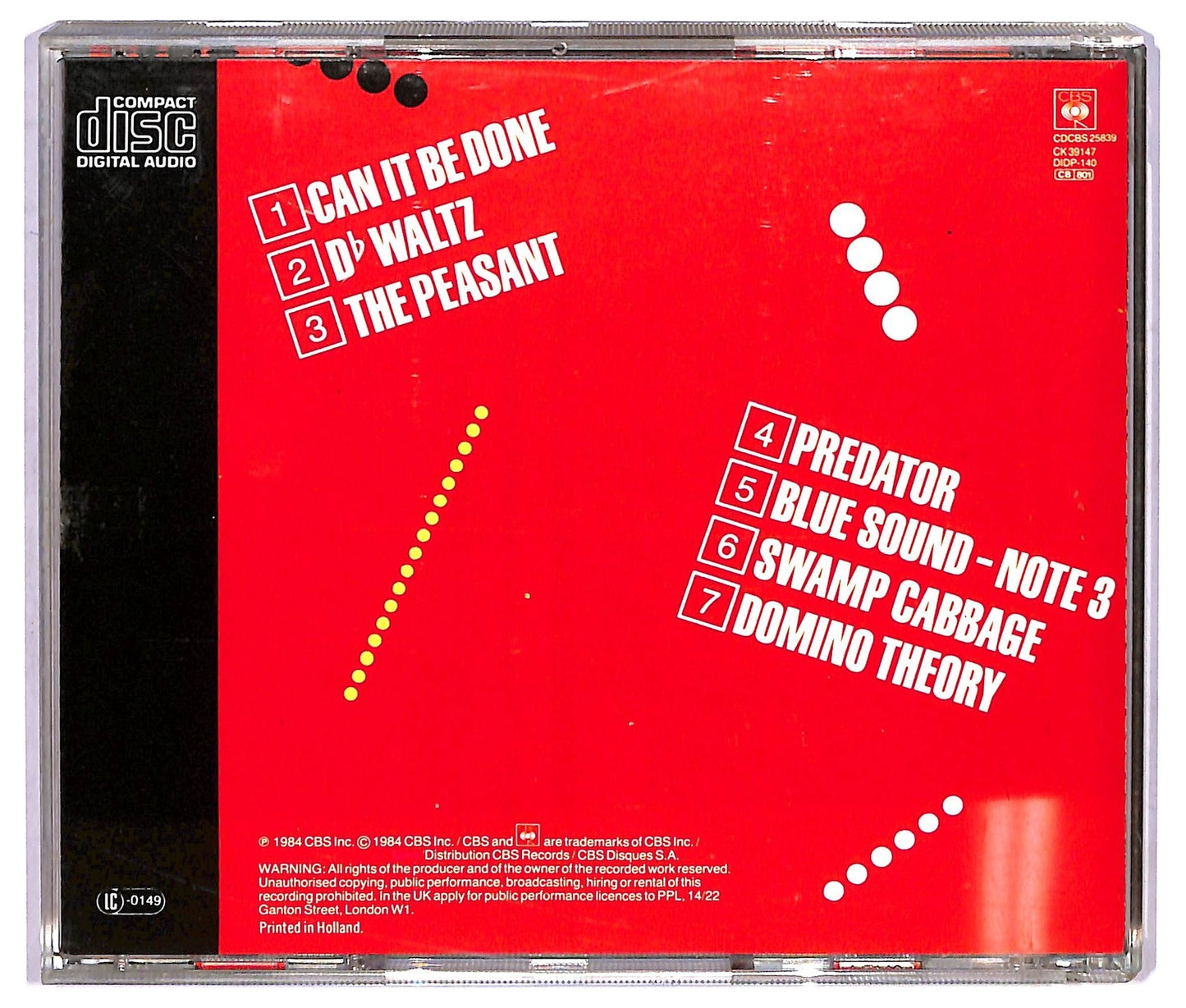 EBOND Weather Report - Domino Theory CD CD073163