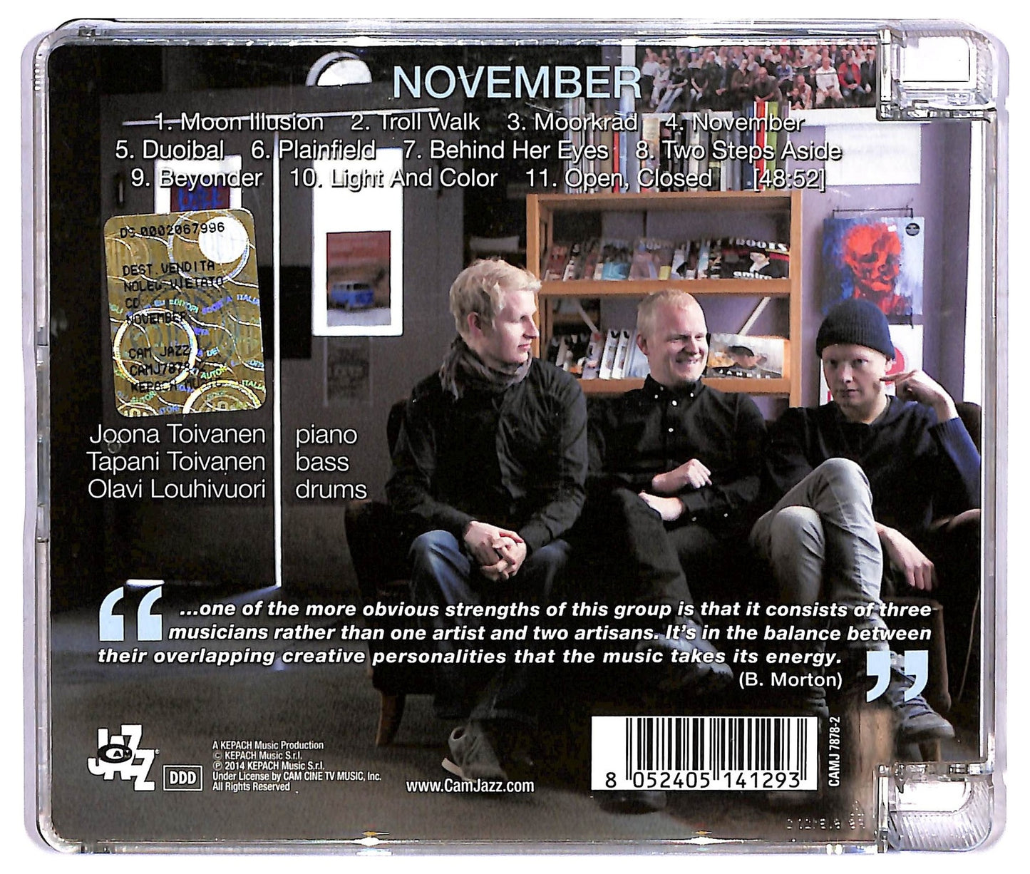 EBOND Joona Toivanen Trio - November CD CD073223