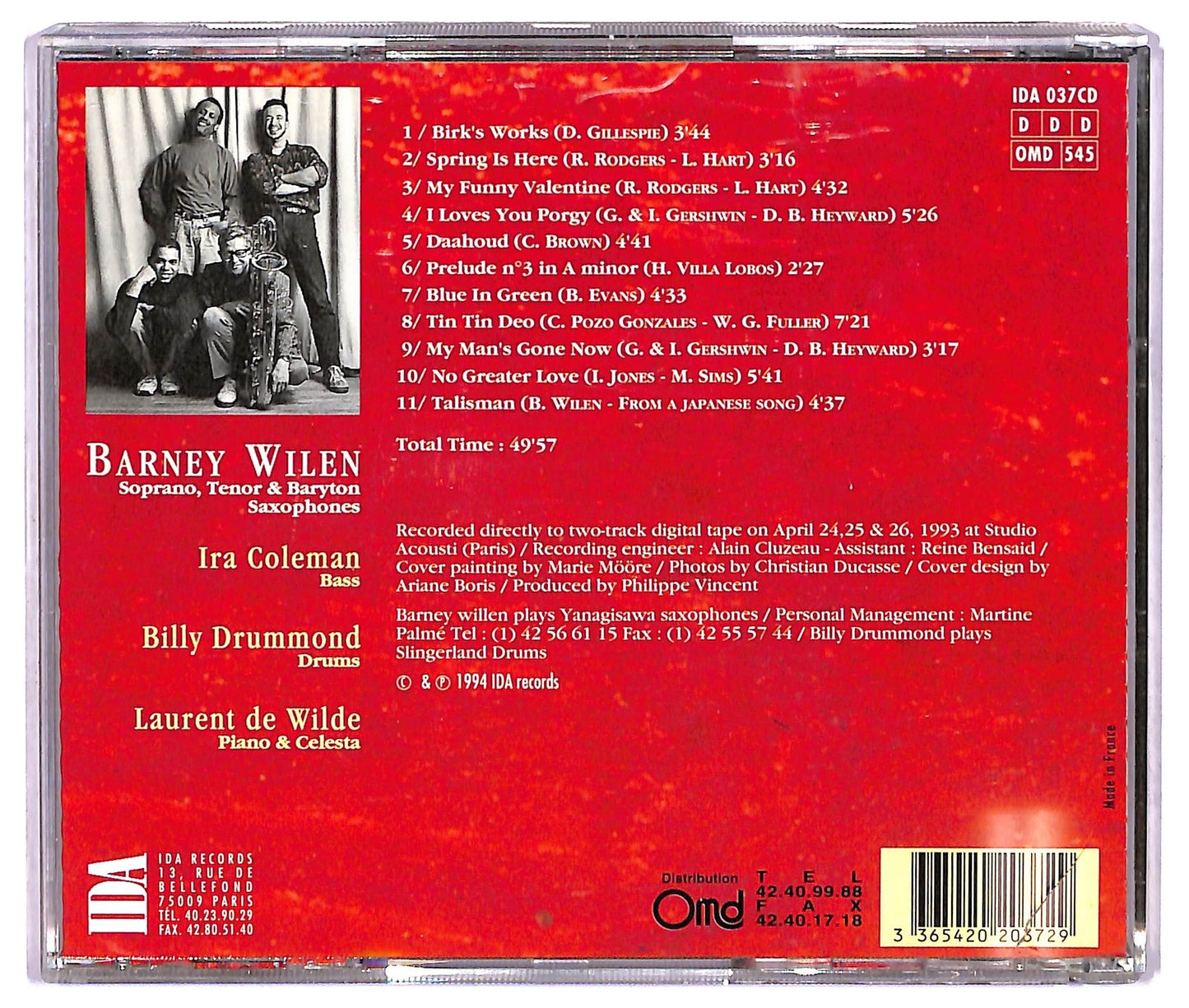 EBOND Barney Wilen - Talisman CD CD073258
