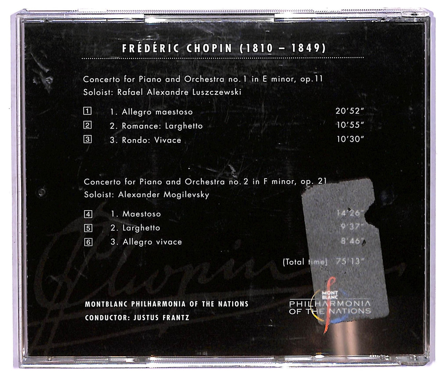 EBOND Frederic Chopin - Hommage A Frederic Chopin CD CD073328