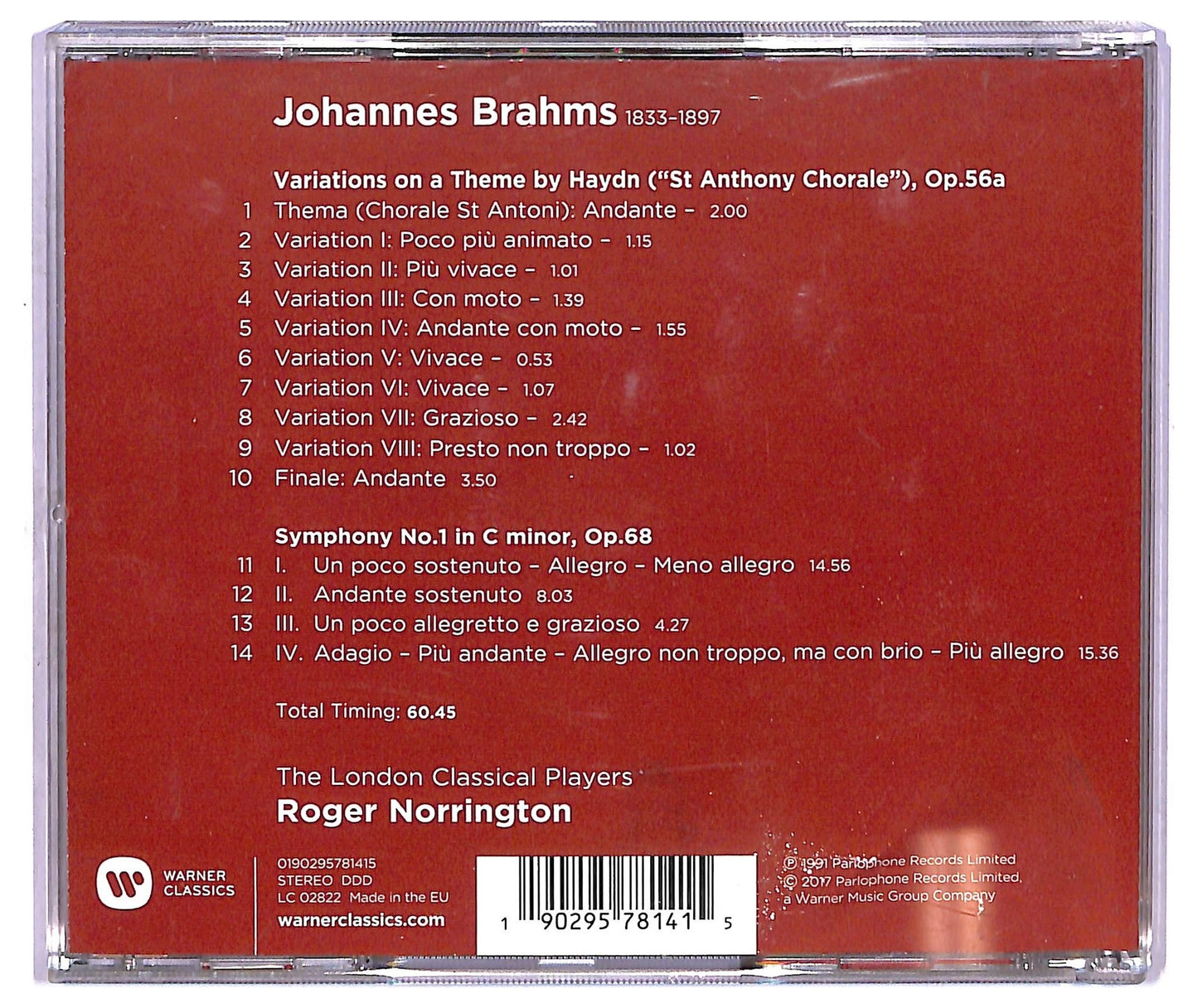 EBOND Brahms - Symphony No.1 CD CD073331