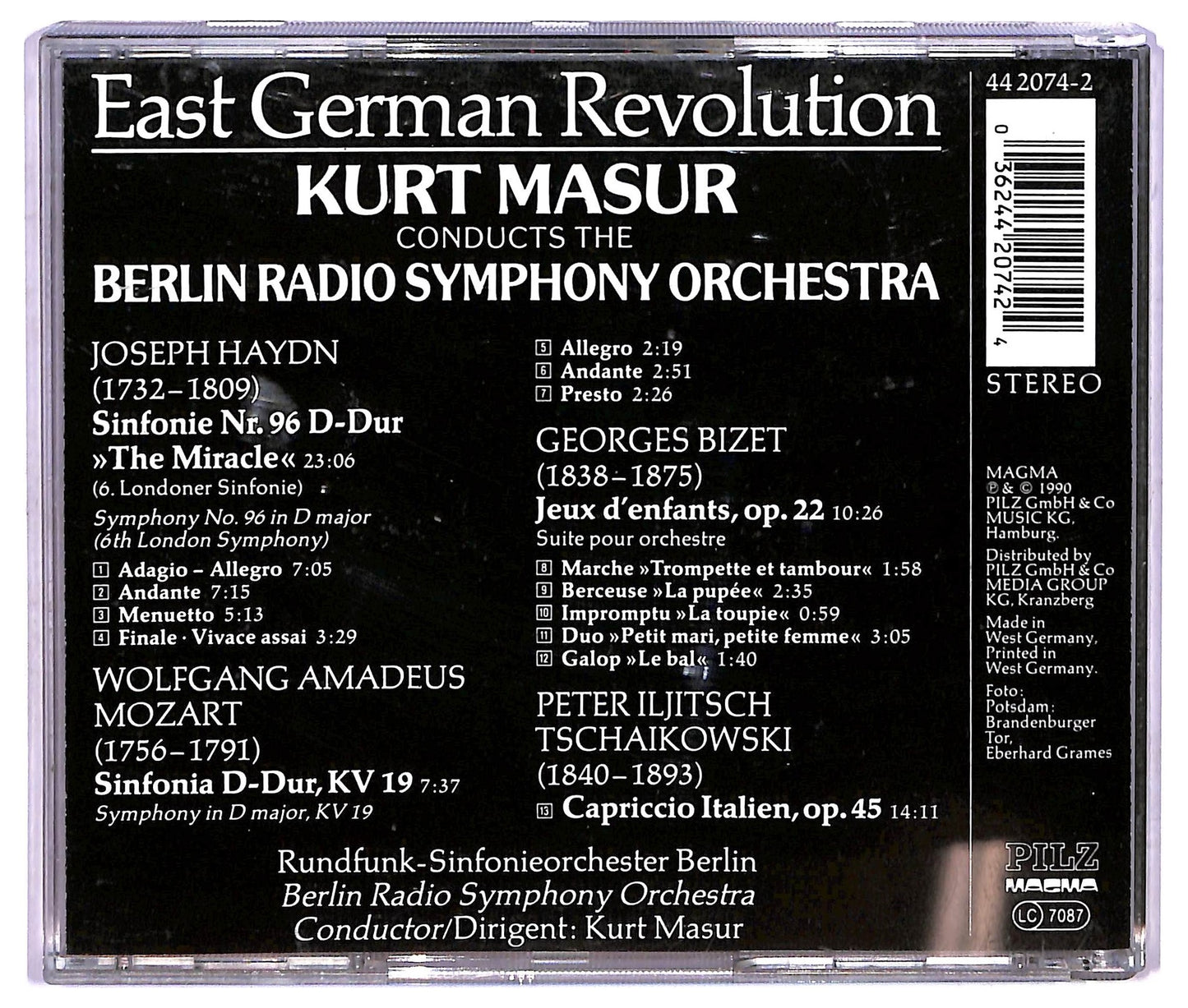 EBOND Kurt Masur - Kurt Masur Conducts The Berlin Radio Symphony Orchestra CD CD073346