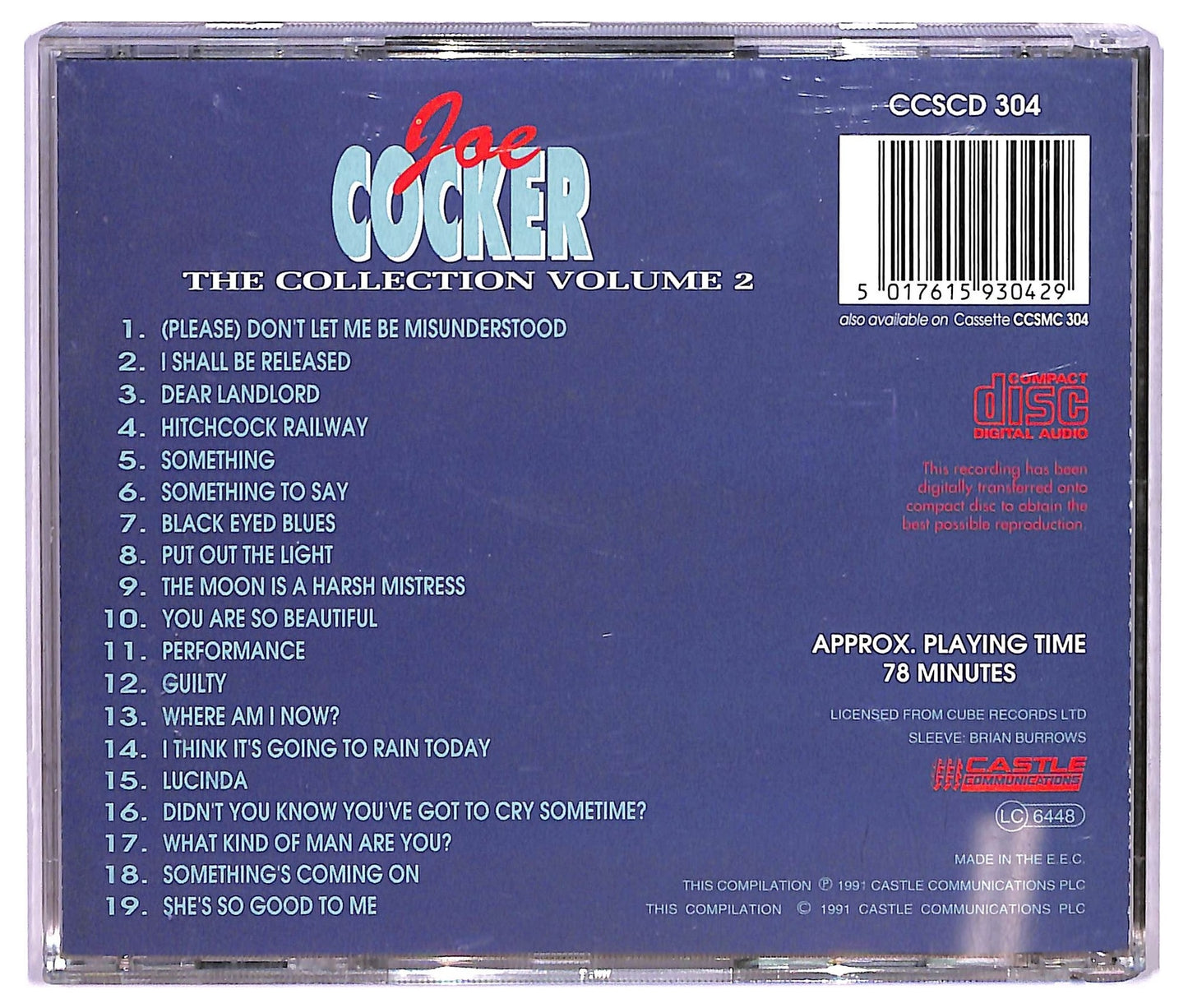 EBOND Joe Cocker - The Collection - Volume 2 CD CD073417