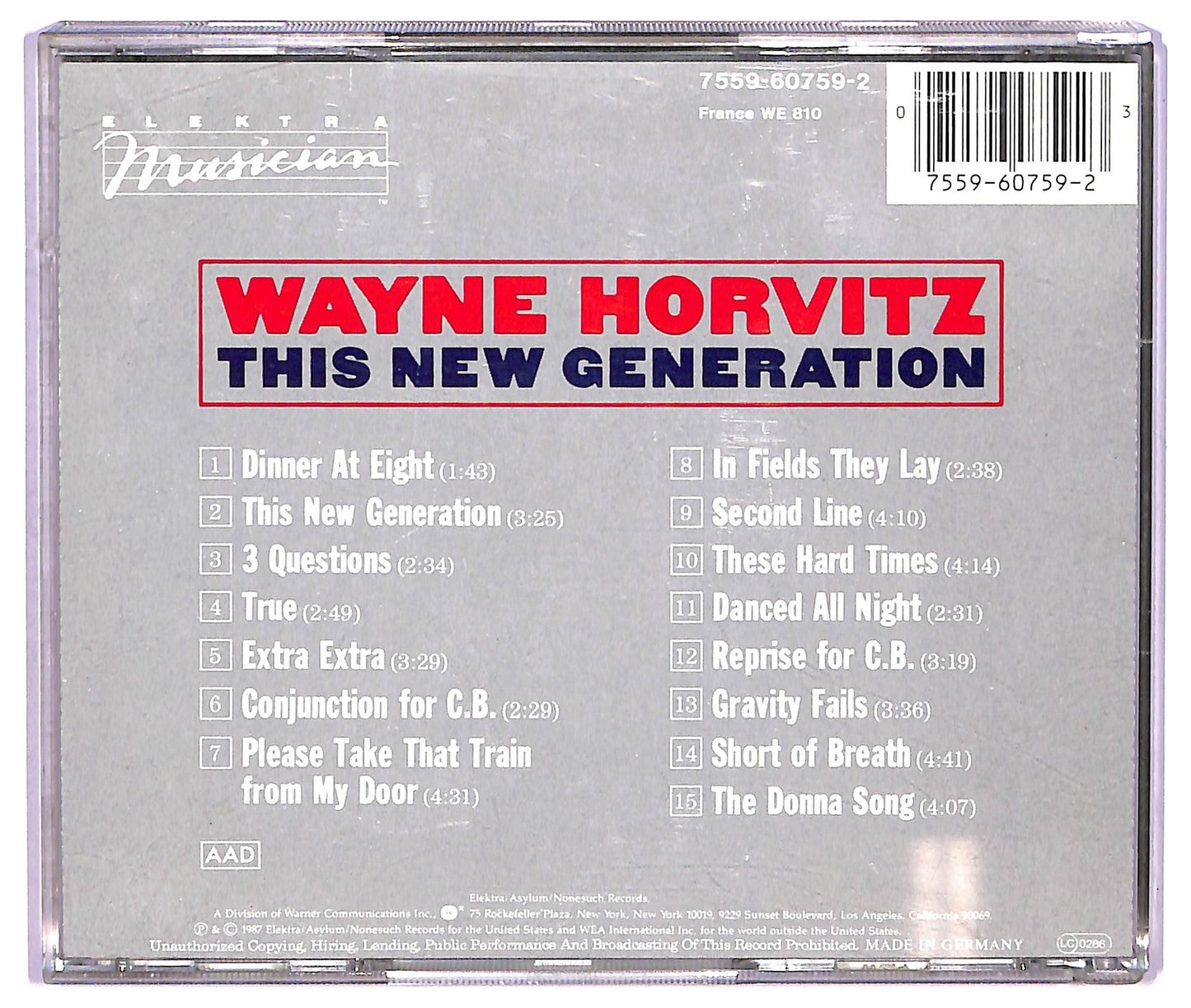 EBOND Wayne Horvitz - This New Generation CD CD073420