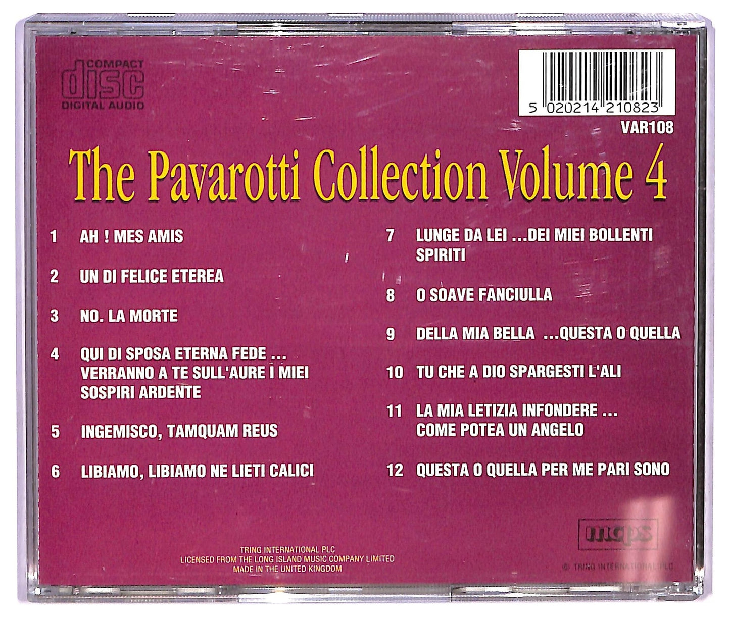 EBOND Luciano Pavarotti - The Pavarotti Collection CD CD073438