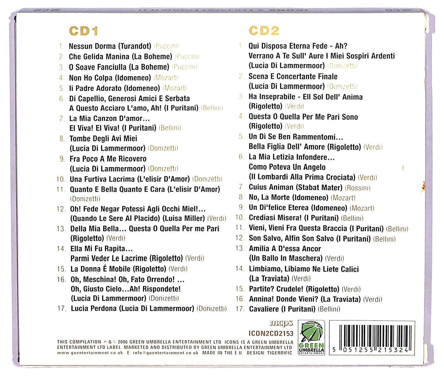 EBOND Luciano Pavarotti - Icons CD CD073446