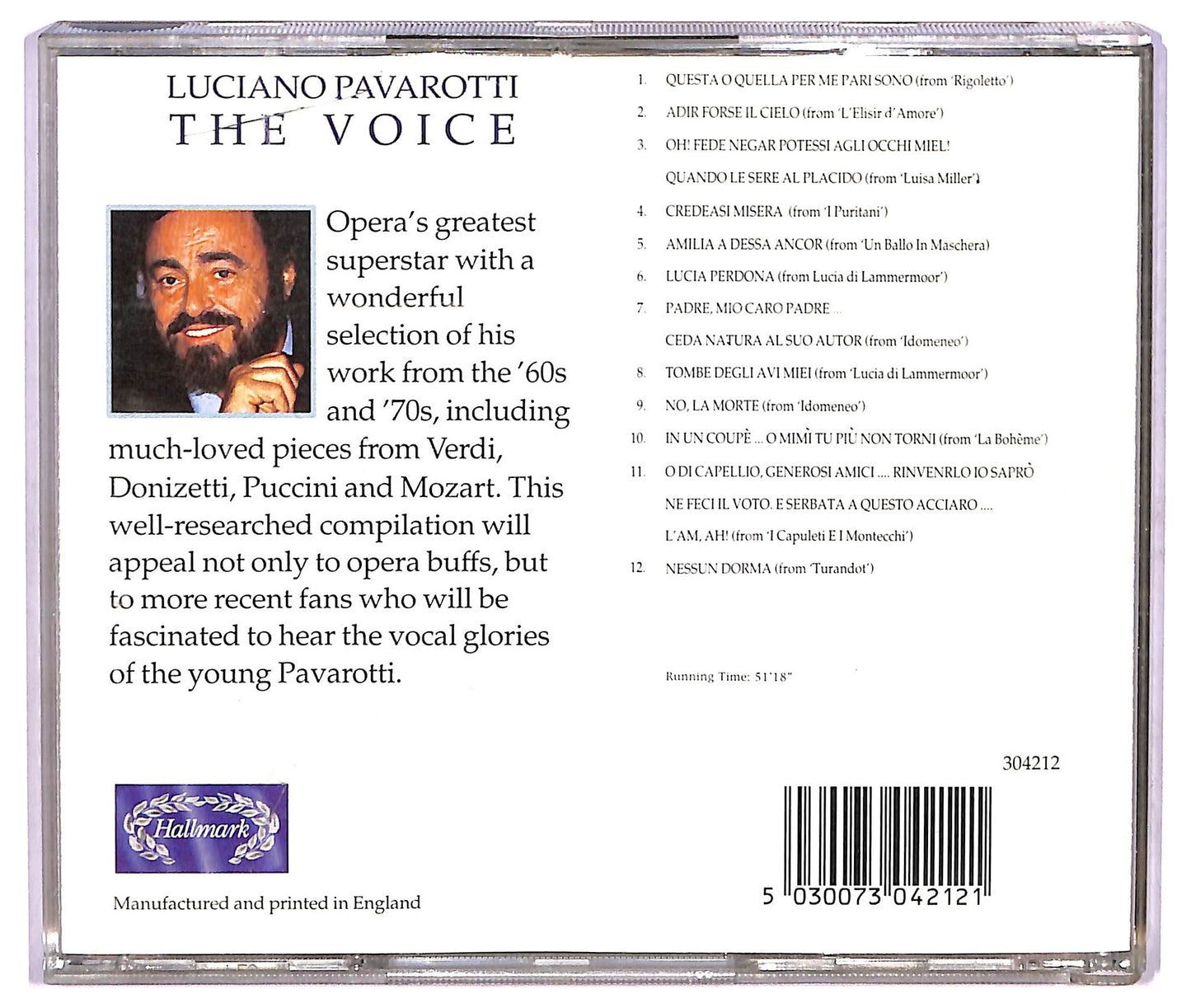 EBOND Luciano Pavarotti - The Voice CD CD073447