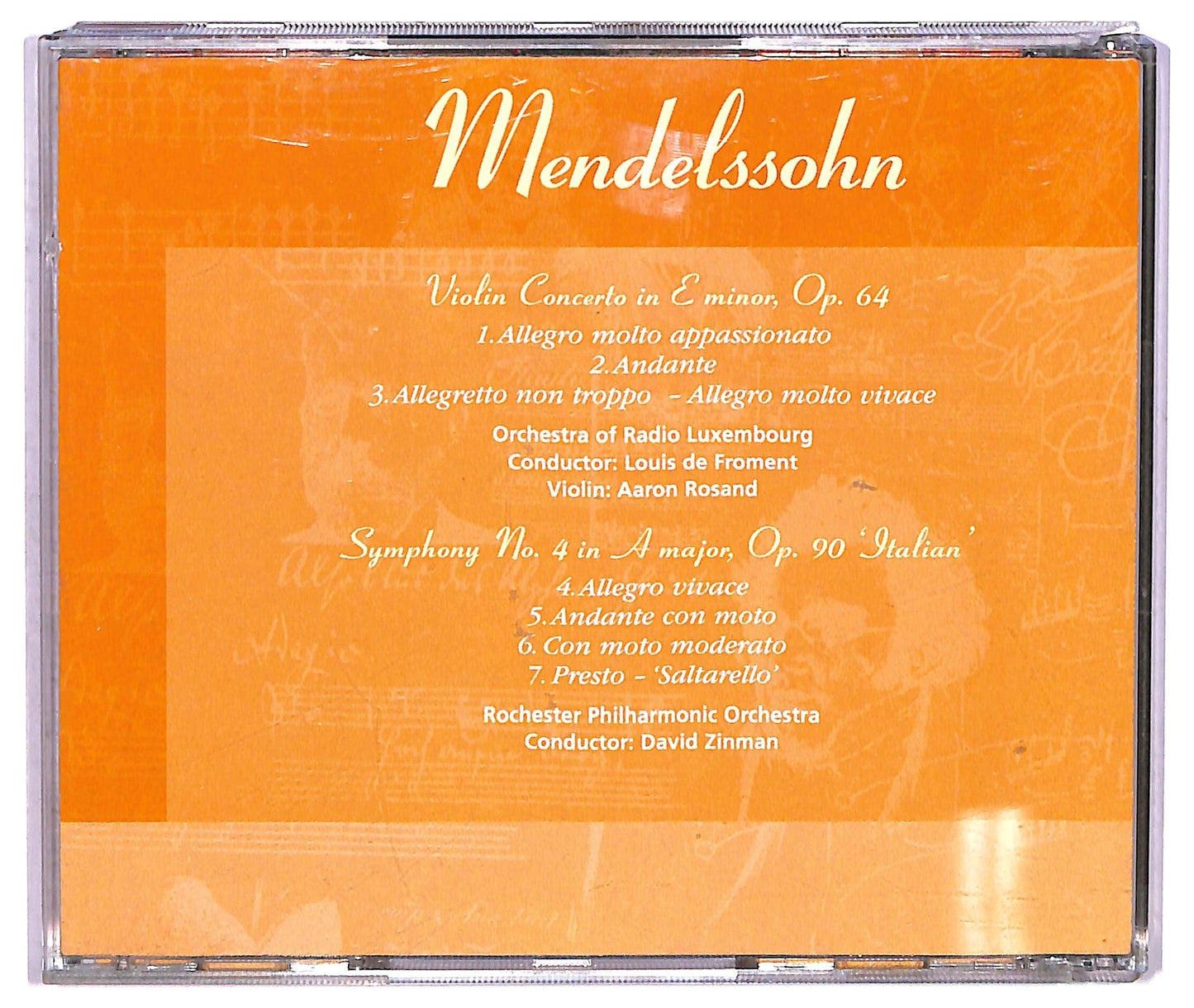 EBOND Mendelssohn - The Great Composers - Mendelssohn CD CD073505