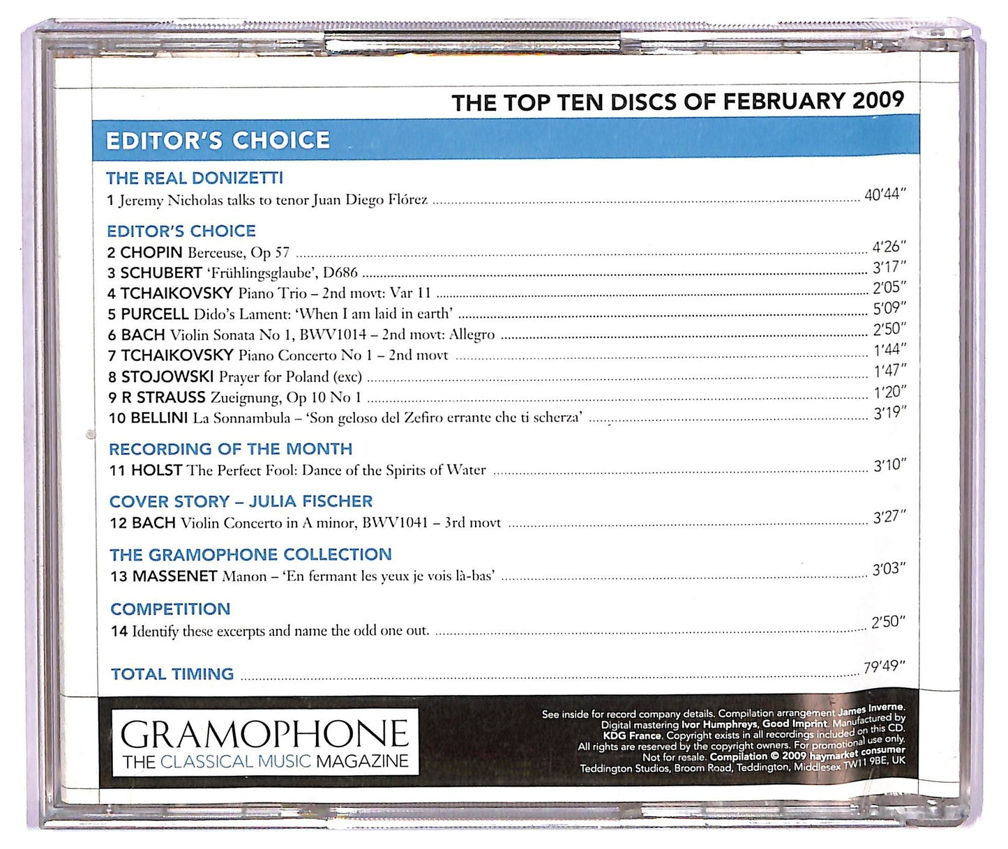 EBOND Juan Diego Florez On Donizetti - The Bel Canto Tenor On One Of Italy's Opera Greats CD CD073515