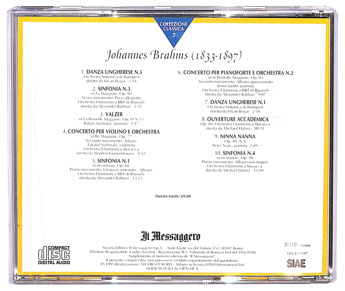 EBOND Various - Brahms CD CD073611