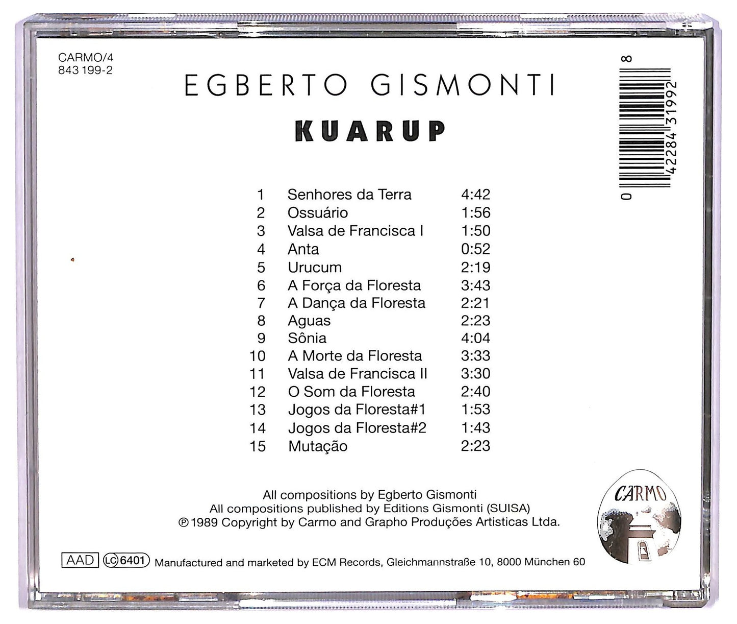 EBOND Egberto Gismonti - Kuarup CD CD073619
