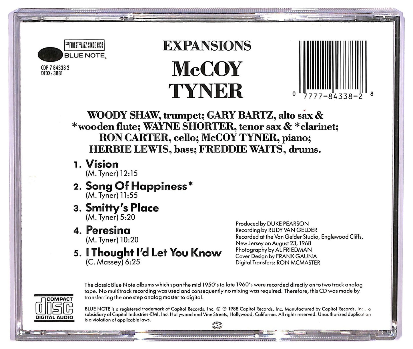 EBOND McCoy Tyner - Expansions CD CD073642