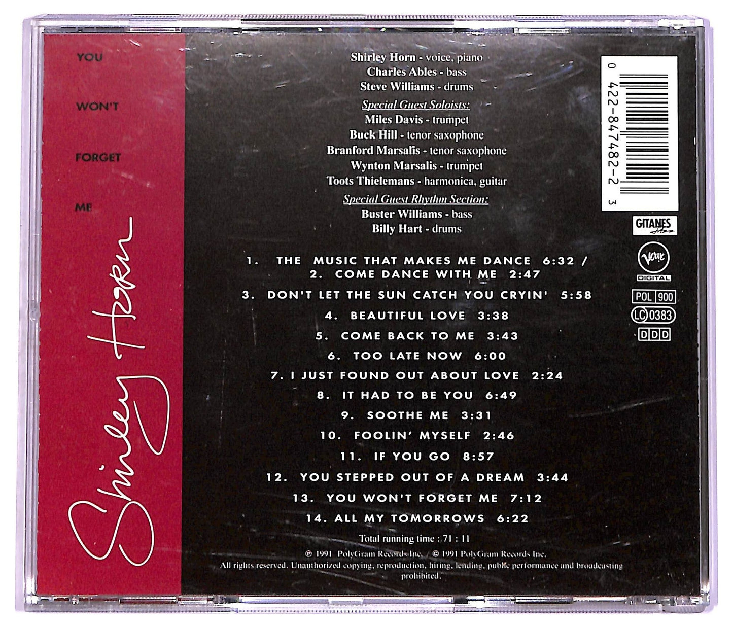 EBOND Shirley Horn - You Won't Forget Me CD CD073822