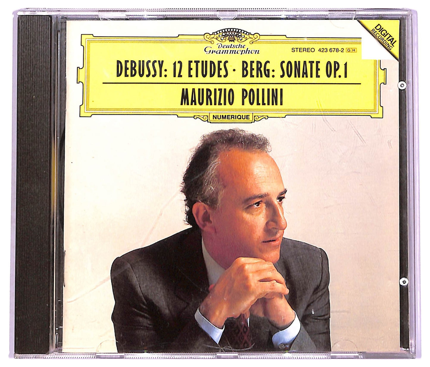 EBOND Debussy Berg - Maurizio Pollini - 12 Etudes Sonate Op. 1 CD CD073843